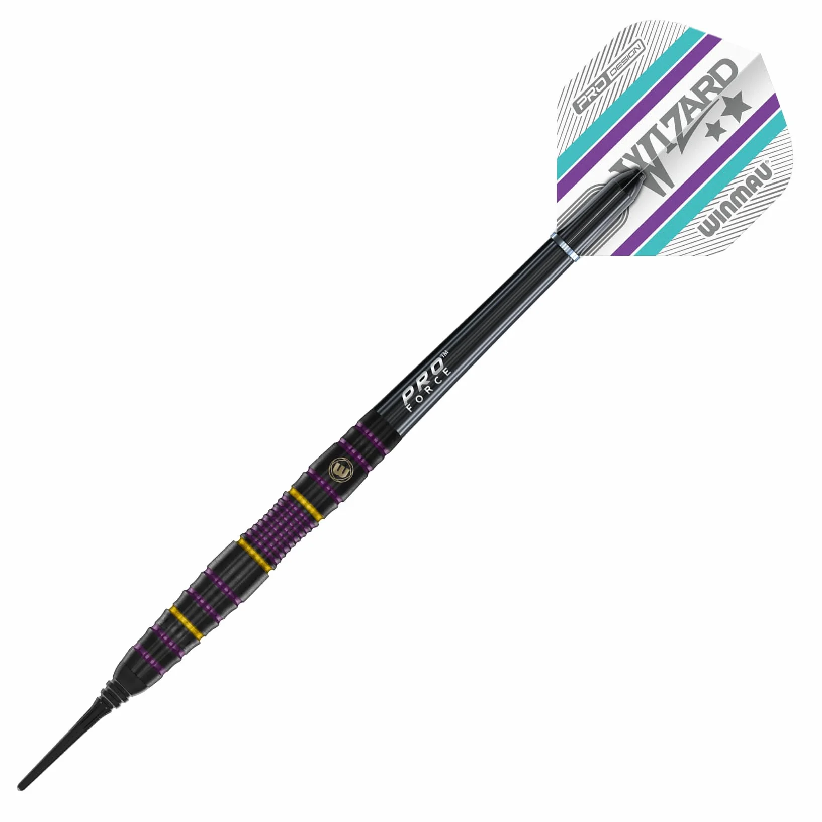WINMAU Rzutki 85% Zestaw Rzutek z Miękką Końcówką Serii Pro z Lotkami i Trzonkami