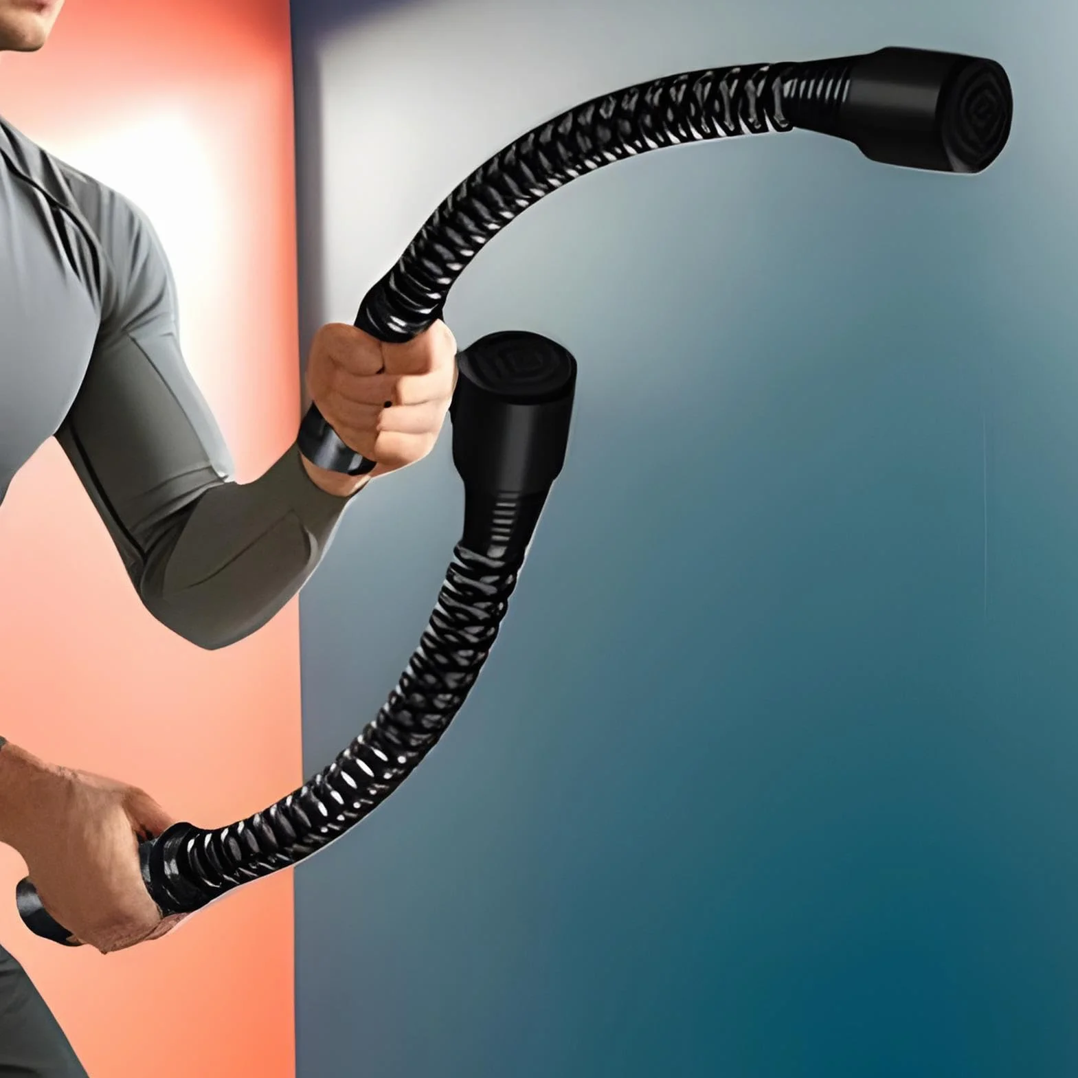 Battle Rope 2 sztuki linki fitness antypoślizgowy uchwyt akcesoria treningowe do treningu siłowego