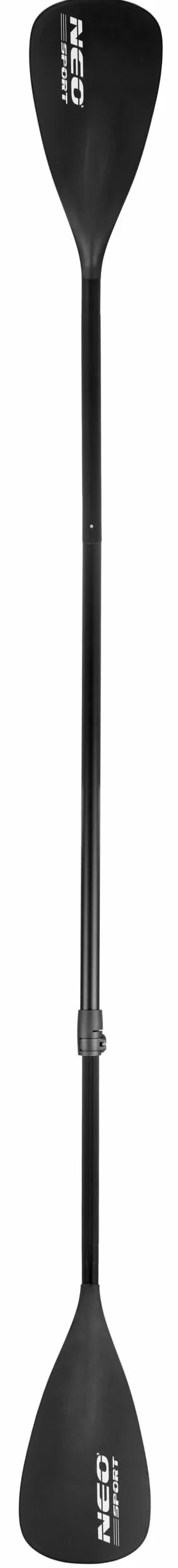 Neo-Sport Teleskopowe Wiosło SUP 2w1 Składane Regulacja Długości 230 cm Do Kajaka i Deski SUP Czarne