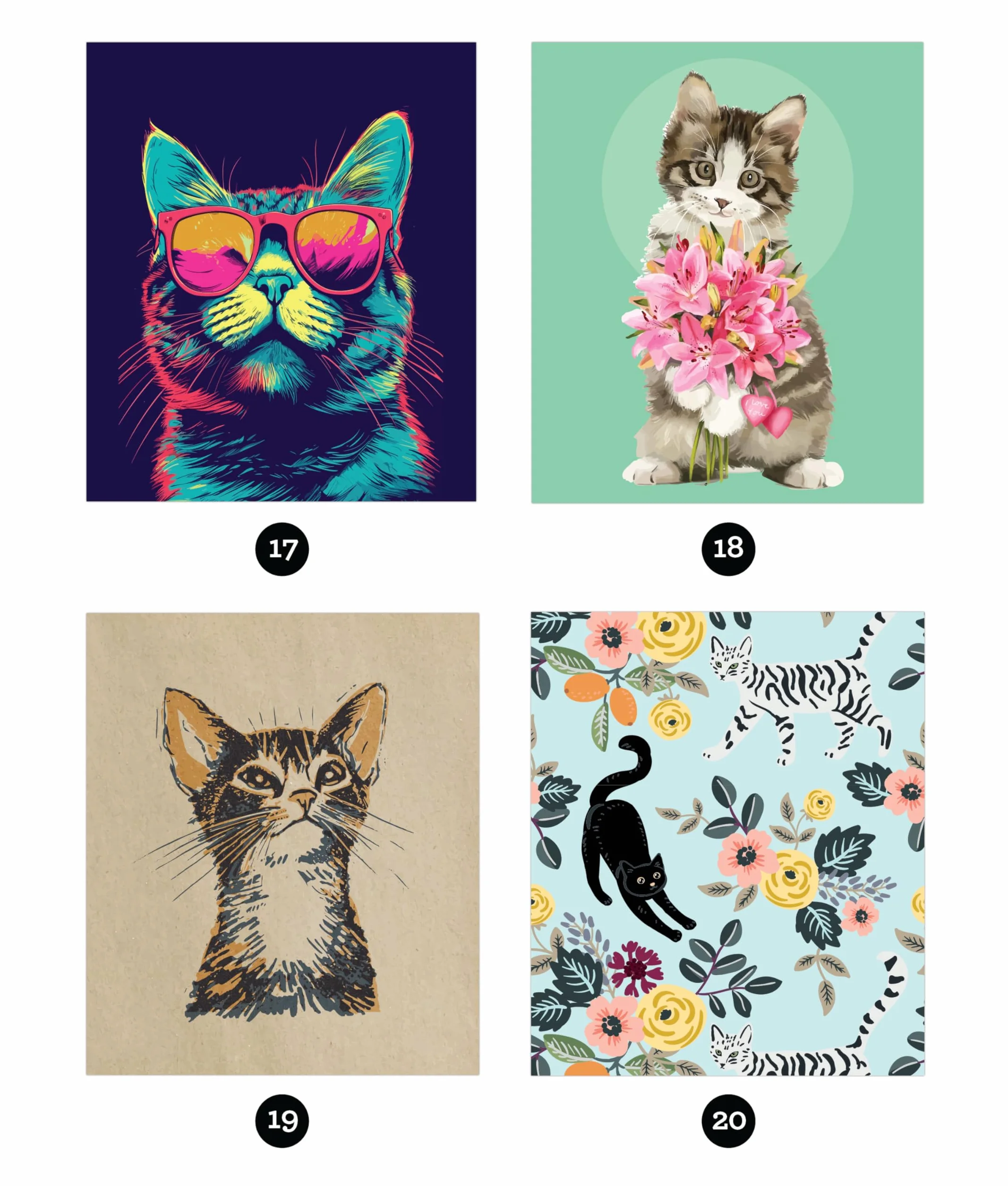 Brain Games - Sticker by Number: Cats (28 Images to Sticker): Volume 2