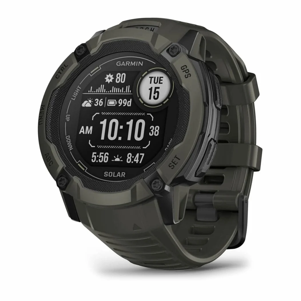 Garmin Instinct 2X Solar Smartwatch GPS Zielony XL