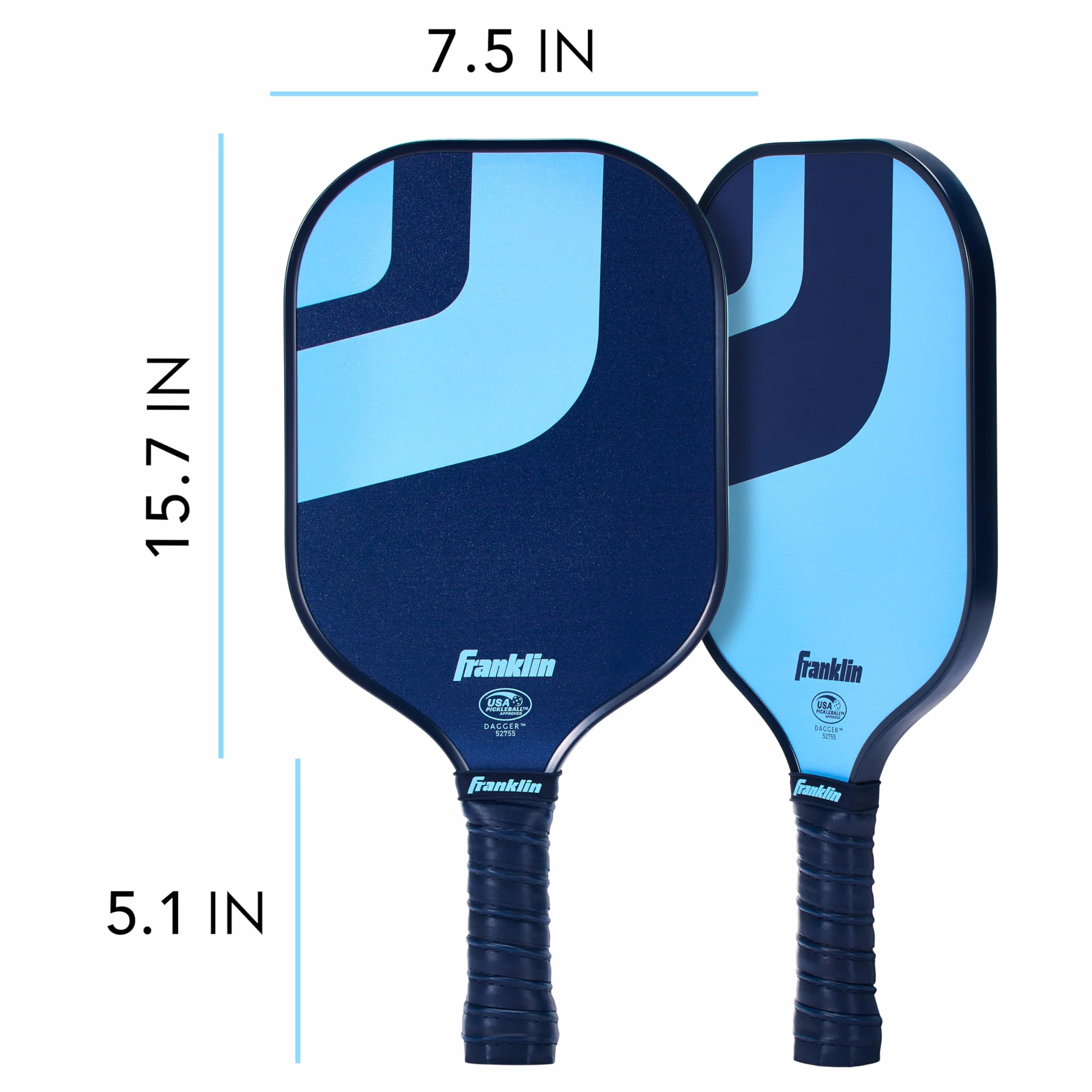 Franklin Sports Zestaw wioseł i piłek Pickleball - (2) rakiety do pikla z włókna szklanego + (4) X-40 Pickleballs - Zatwierdzone przez USA Pickleball (USAPA) - wiosła do pikla dla 2 graczy + zestaw