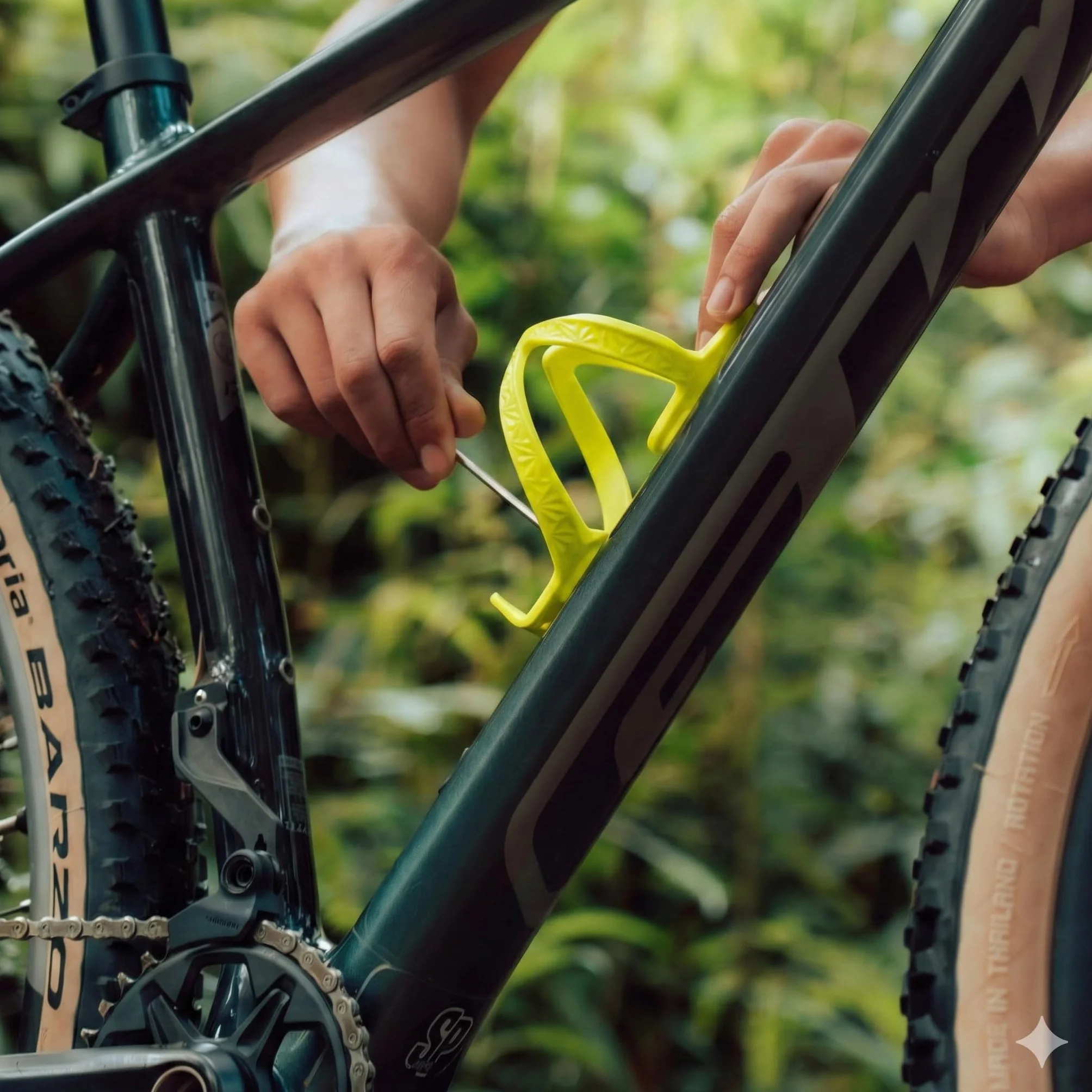 Supacaz Fly Cage Poly Porte bidon vélo VTT Jaune Neon Yellow Taille Unique