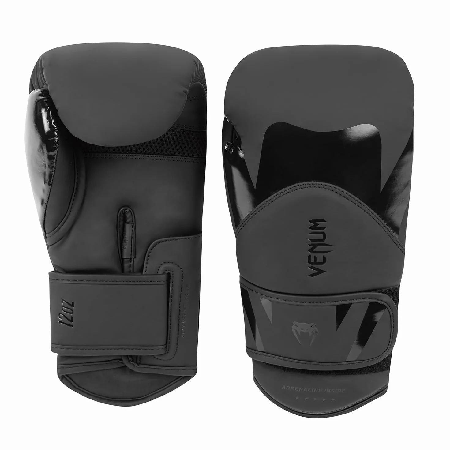 Venum Challenger 4.0 rękawice bokserskie 12 oz czarno-czarne
