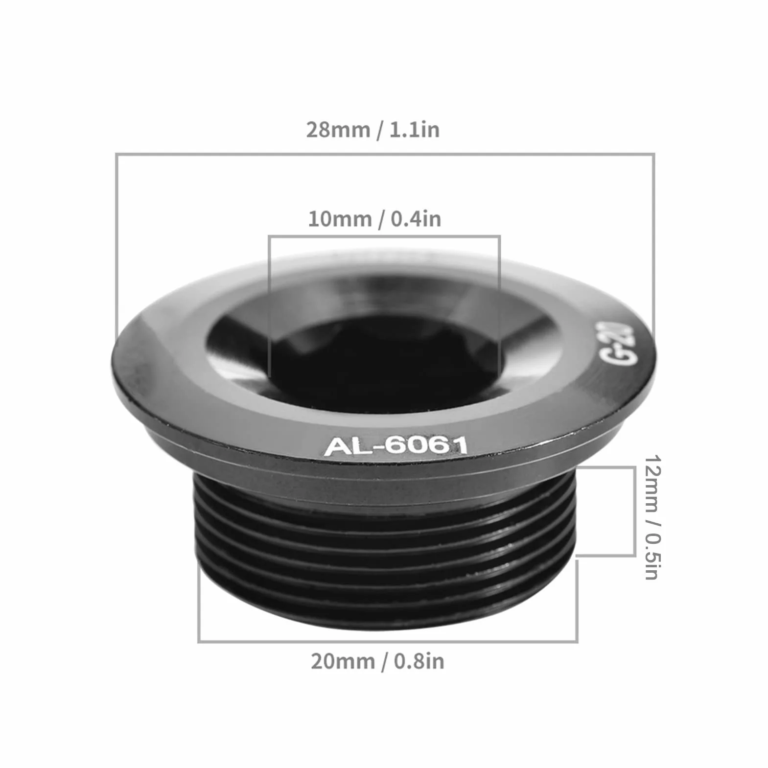 Keenso GUB Śruby do korby rowerowej ze stopu aluminium 590 596 XTR SLX