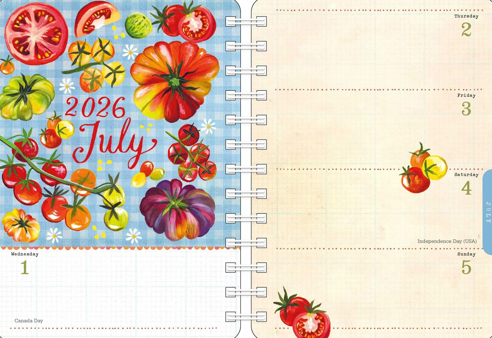 Katie Daisy 2026 Weekly Planner Calendar: Bloom & Grow