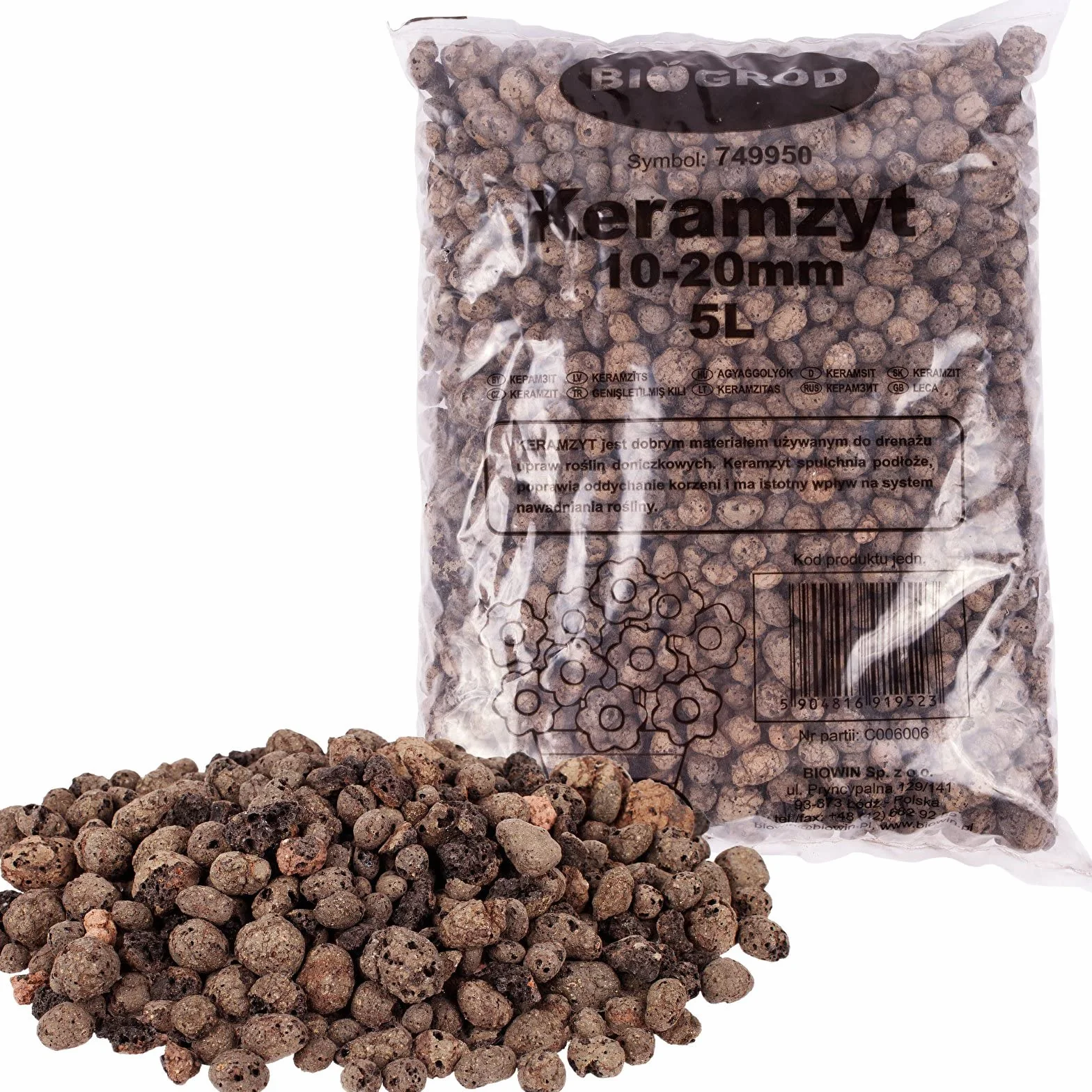 Browin 749950 Keramzyt, Brązowy, 4 l