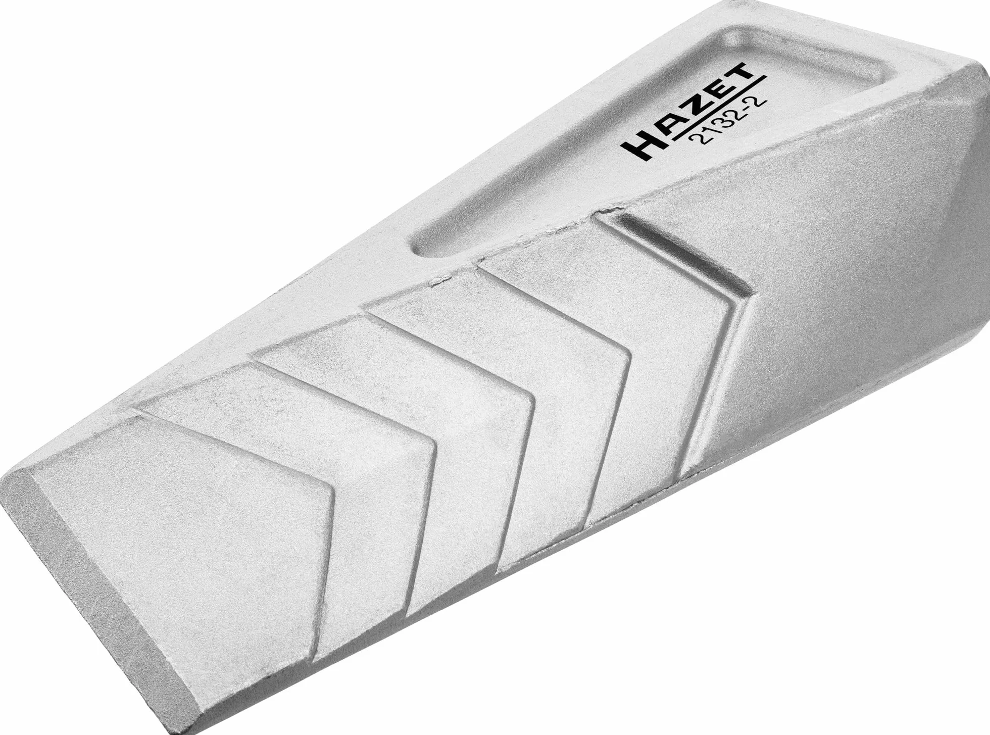 HAZET Klin rozłupujący 2132-2 I toczony, odporny na wyszczerbienia klin wykonany z aluminium do celowego wbijania w drewno i rozłupywania kłód I kuty I Waga: 0,8 kg