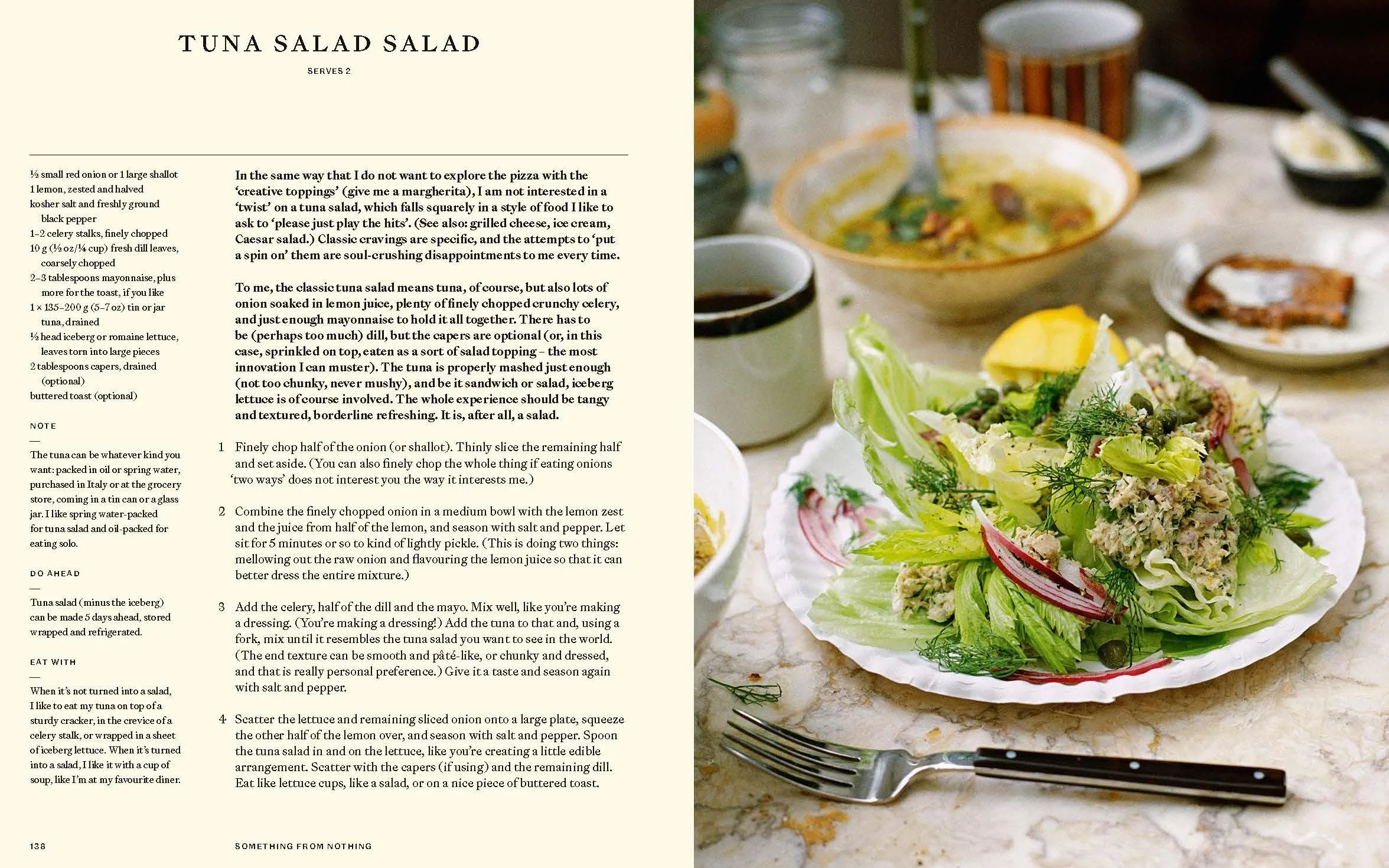 Something from Nothing: A Cookbook