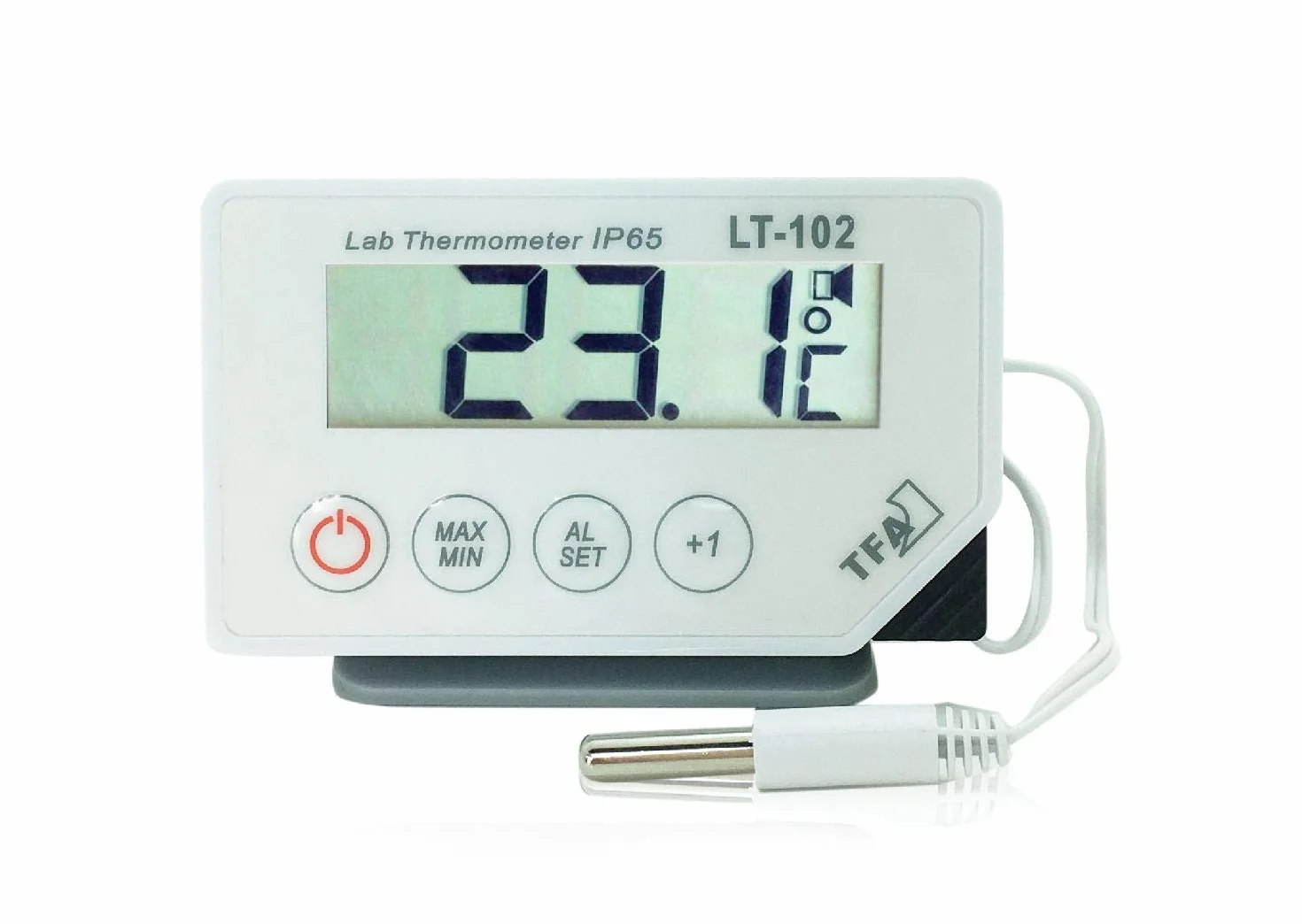 TFA Dostmann LT-102 profesjonalny termometr cyfrowy, z czujnikiem przewodu, wodoszczelny IP65