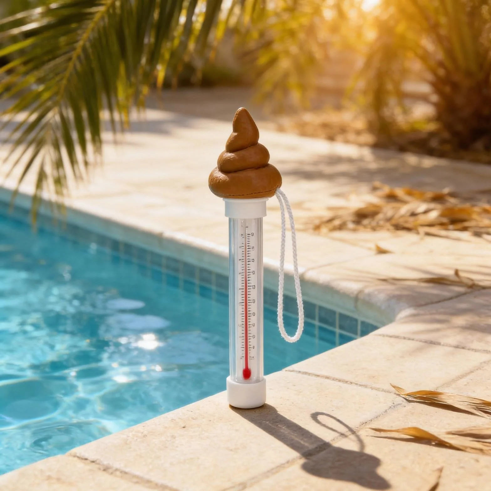 Nowoczesny pływający termometr do kału dla wody w basenie i spa, wodoodporna konstrukcja, duży czytelny wyświetlacz temperatury