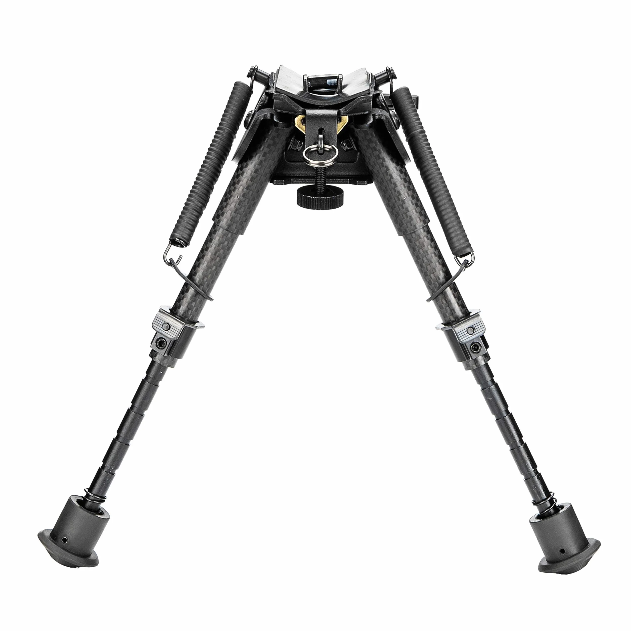 15-23 cm regulacji wysokości Bipod Carbon do broń Taktyczne dwójnóg składane nacięte nogi obrotowe z dźwignią blokującą