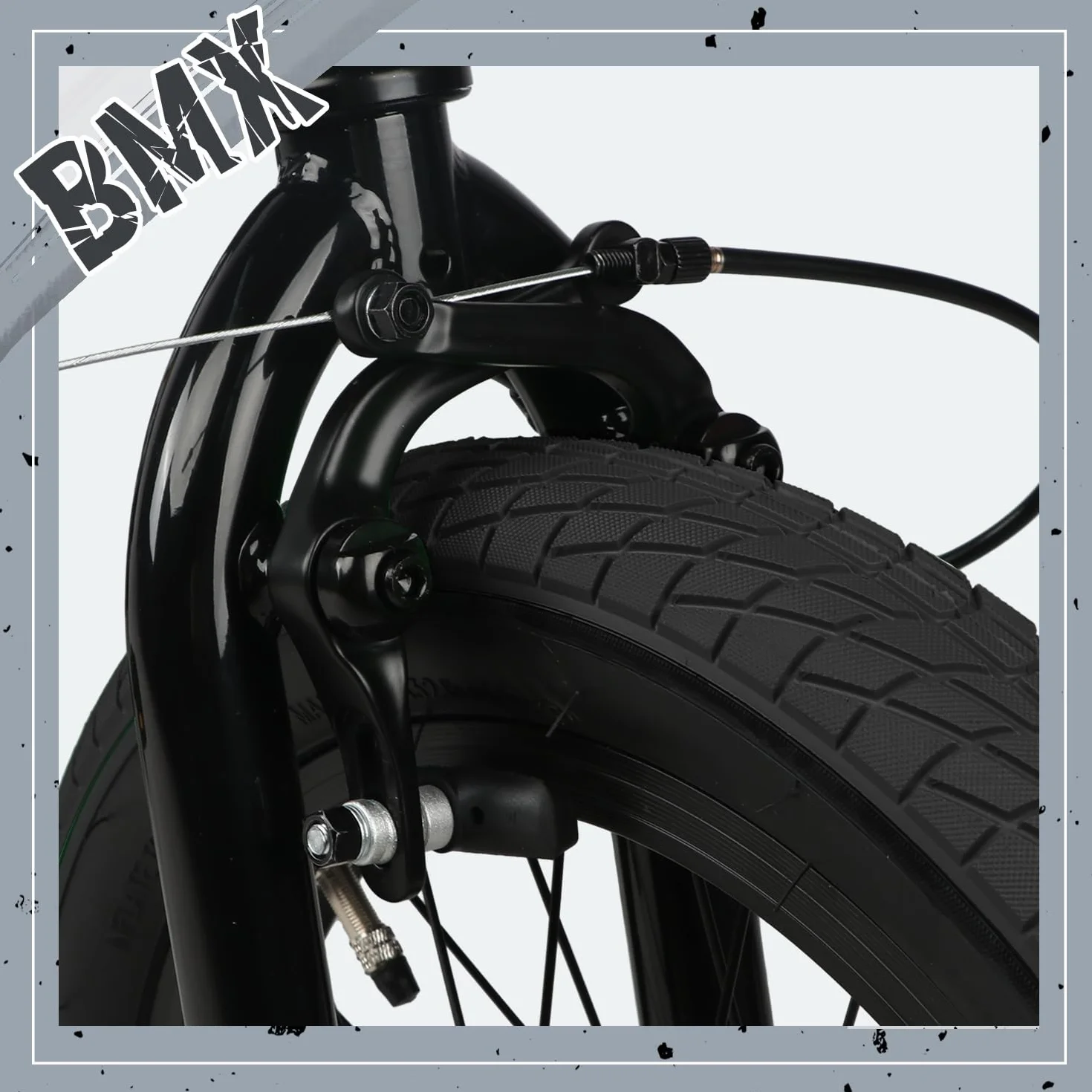 AVASTA 18" Rower BMX Freestyle dla Dzieci Biały