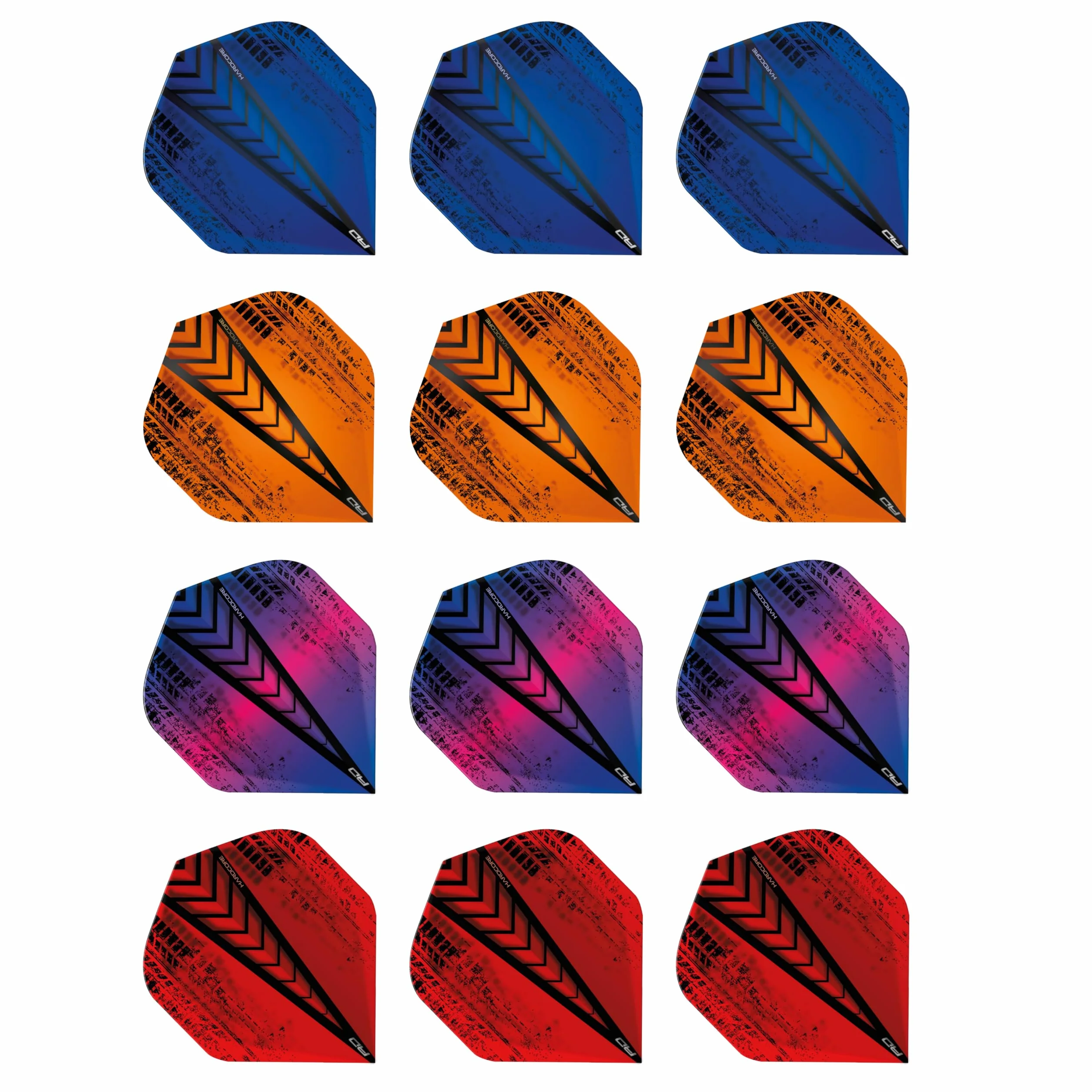 RED DRAGON Zestaw rzutek Hardcore Extra Grube Dart Flights