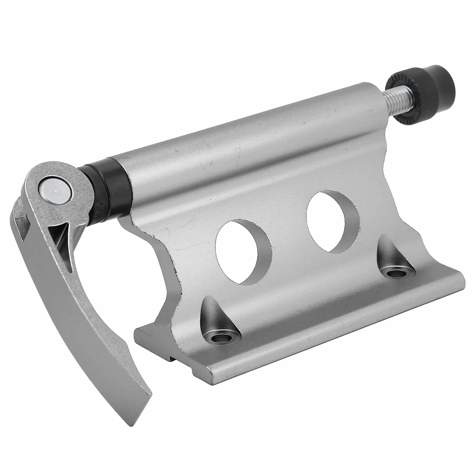 Akcesoria Rowerowe, Przedni Widelec Rowerowy Klips Mocujący Widelec Rowerowy ze Stopu Aluminium Uchwyt do Szybkiego Zwalniania Bagażnika(Ciemny tytan)