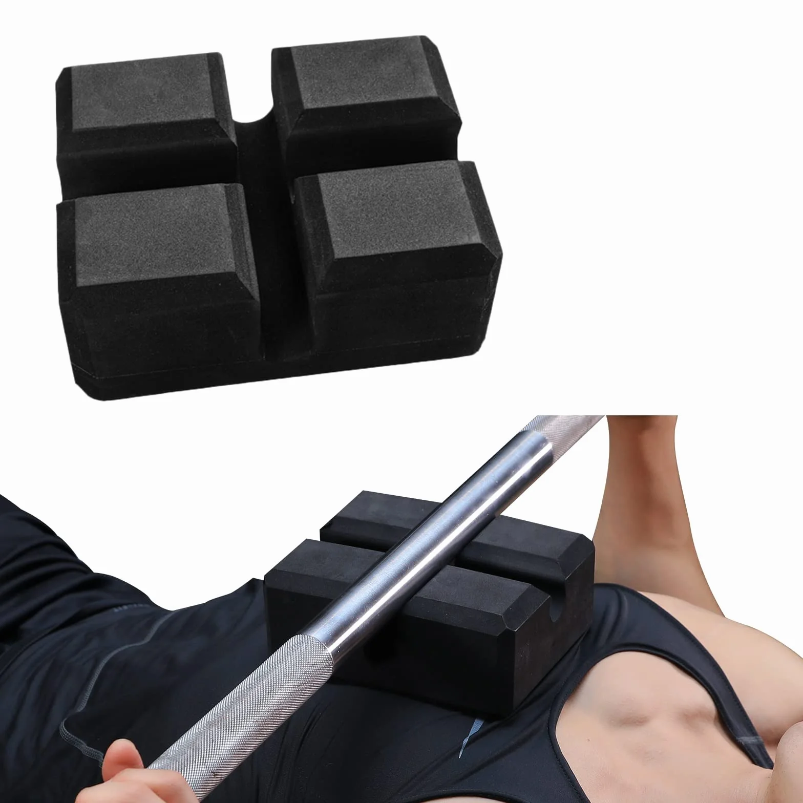 zalati Deski do wyciskania ławek z pianki EVA, regulowana, antypoślizgowa podkładka do głębokiego przysiadu do treningu fitness