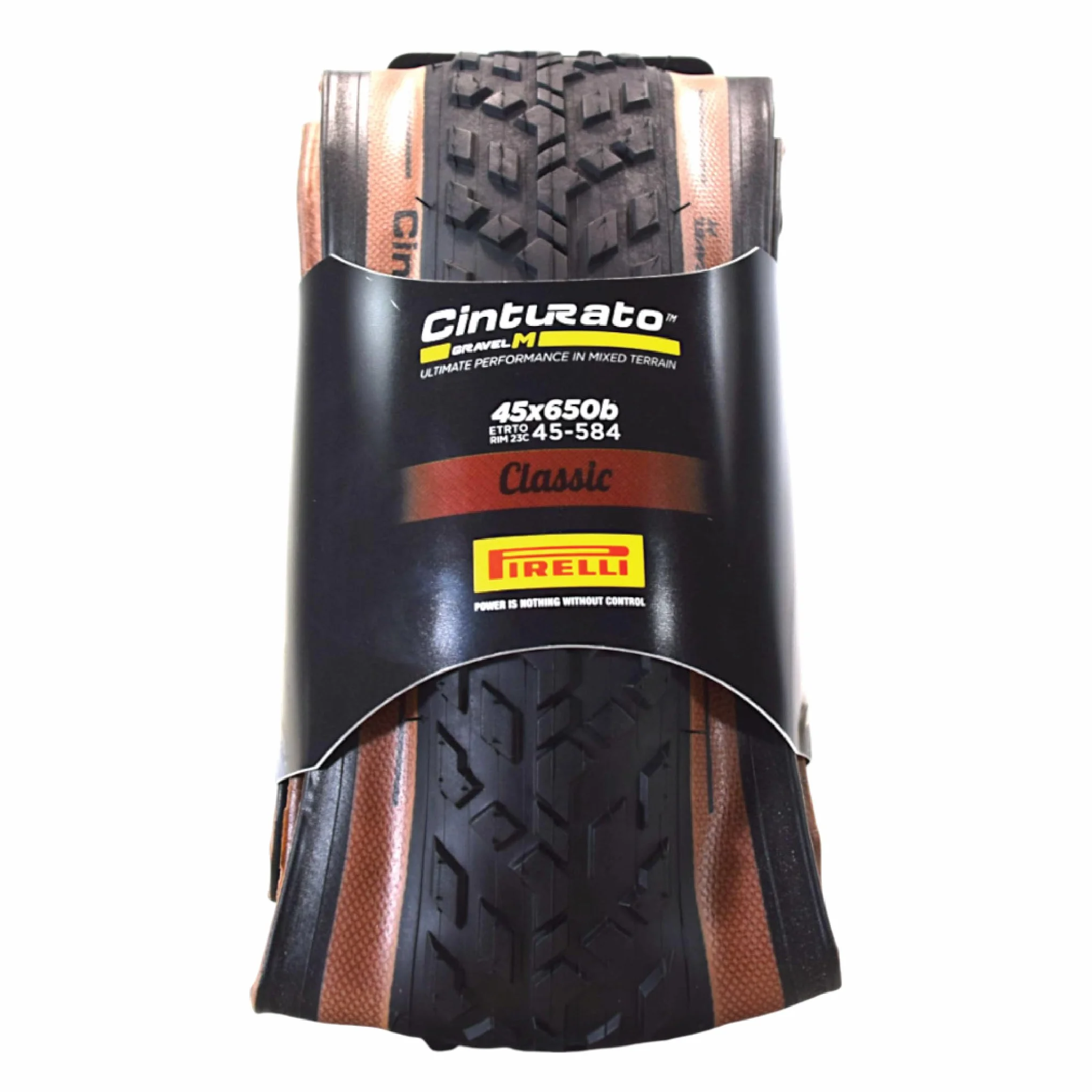 Pirelli Cinturato Gravel M 45-584 Classic, Adultos Unisex, Negro, ESTANDAR