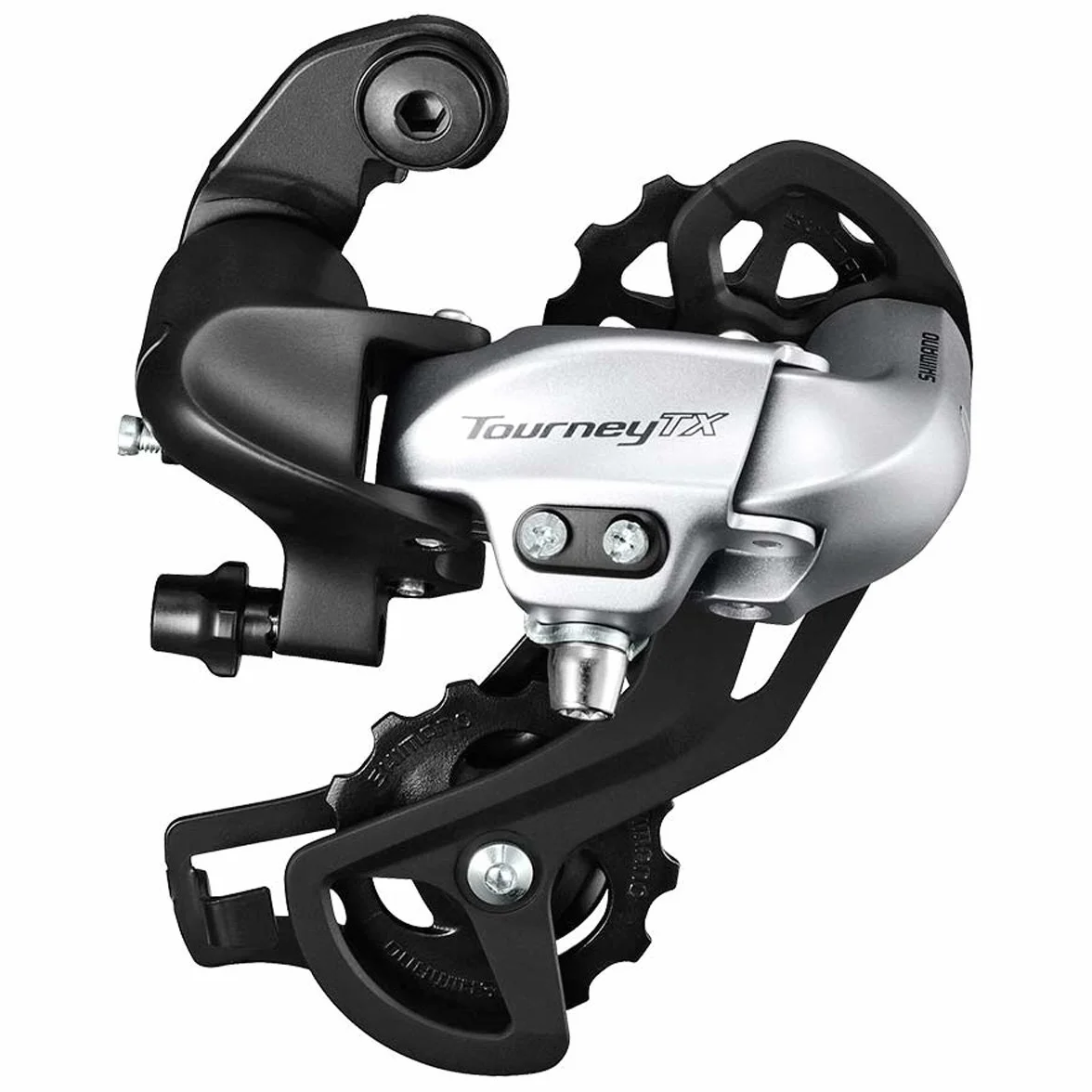 Shimano Unisex-Dorosły Tourney Tx Rd-Tx800 RDTX800SGSS Przerzutka Tylna, Srebrny, M