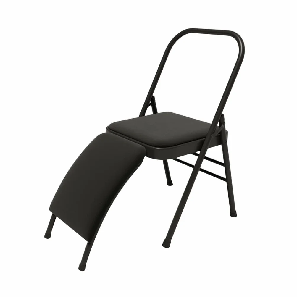 Metalowe składane krzesło, krzesło do jogi, krzesło do jogi Iyengar, krzesło pomocnicze YOGA, wzmocnione krzesło do jogi, składane i przenośne krzesło bez oparć, C