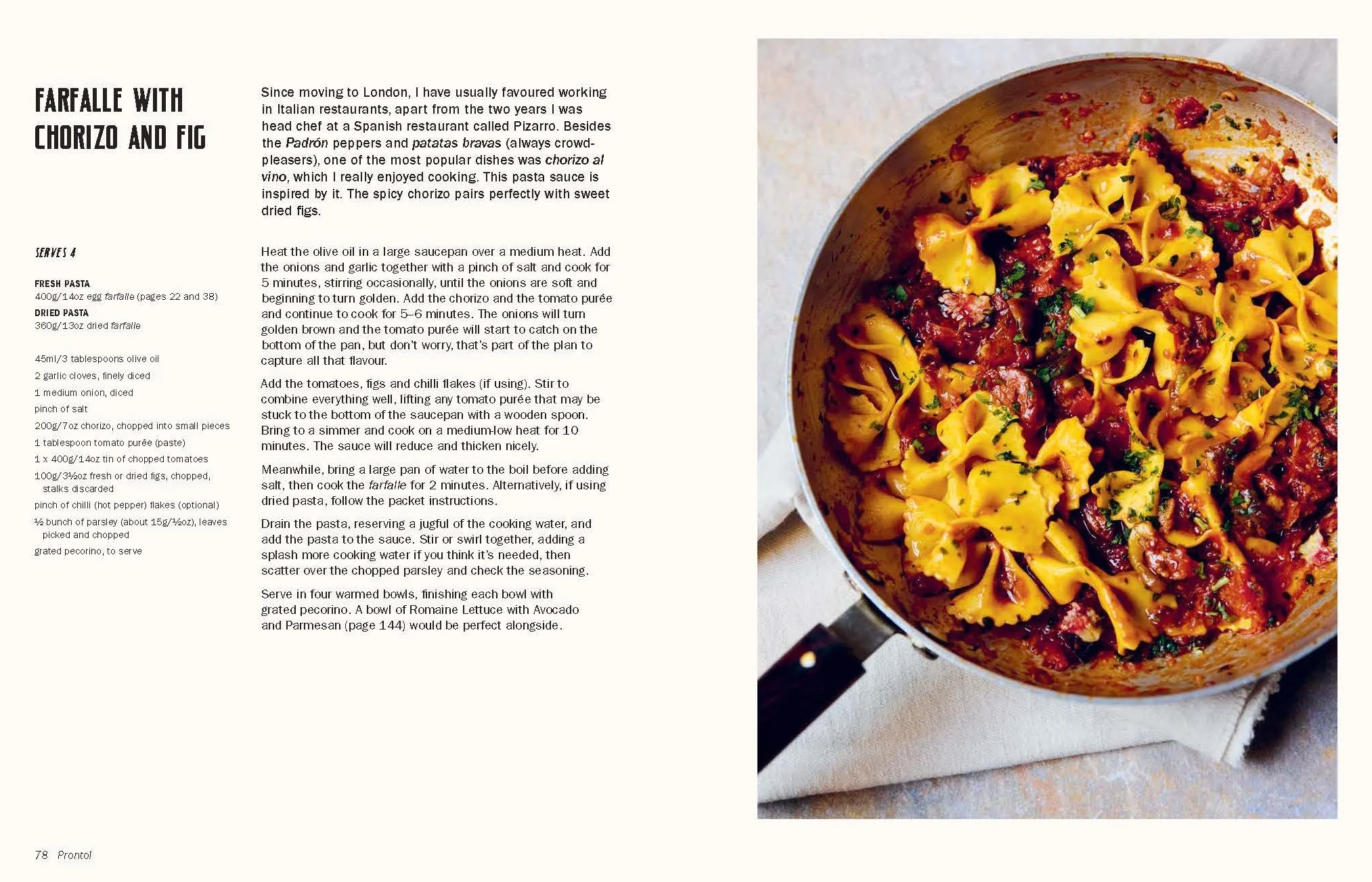 Pasta Pronto: Simple, Speedy Recipes to Make Again & Again