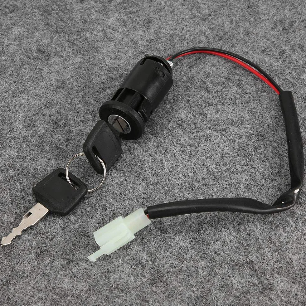 Zapłon kluczyka do skutera elektrycznego 2 szt zamek zestaw kluczy