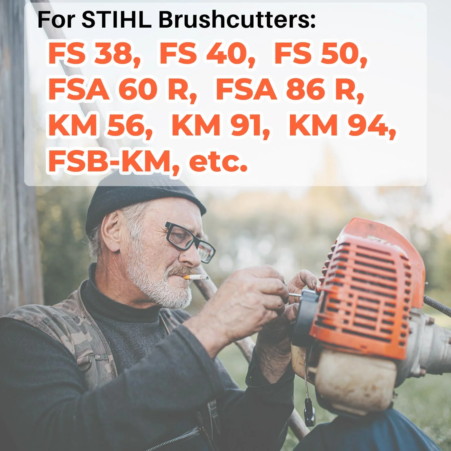 Polycut 6-2 Głowica Kosząca do Stihl FS38 FSA60R FSA86R FS40 FS50 Kosiarka, Kosa Mechaniczna FS 38 Głowica do Podkaszarki FSA 60 R Głowica Tnąca Akcesorium, z 4 Ostrzy