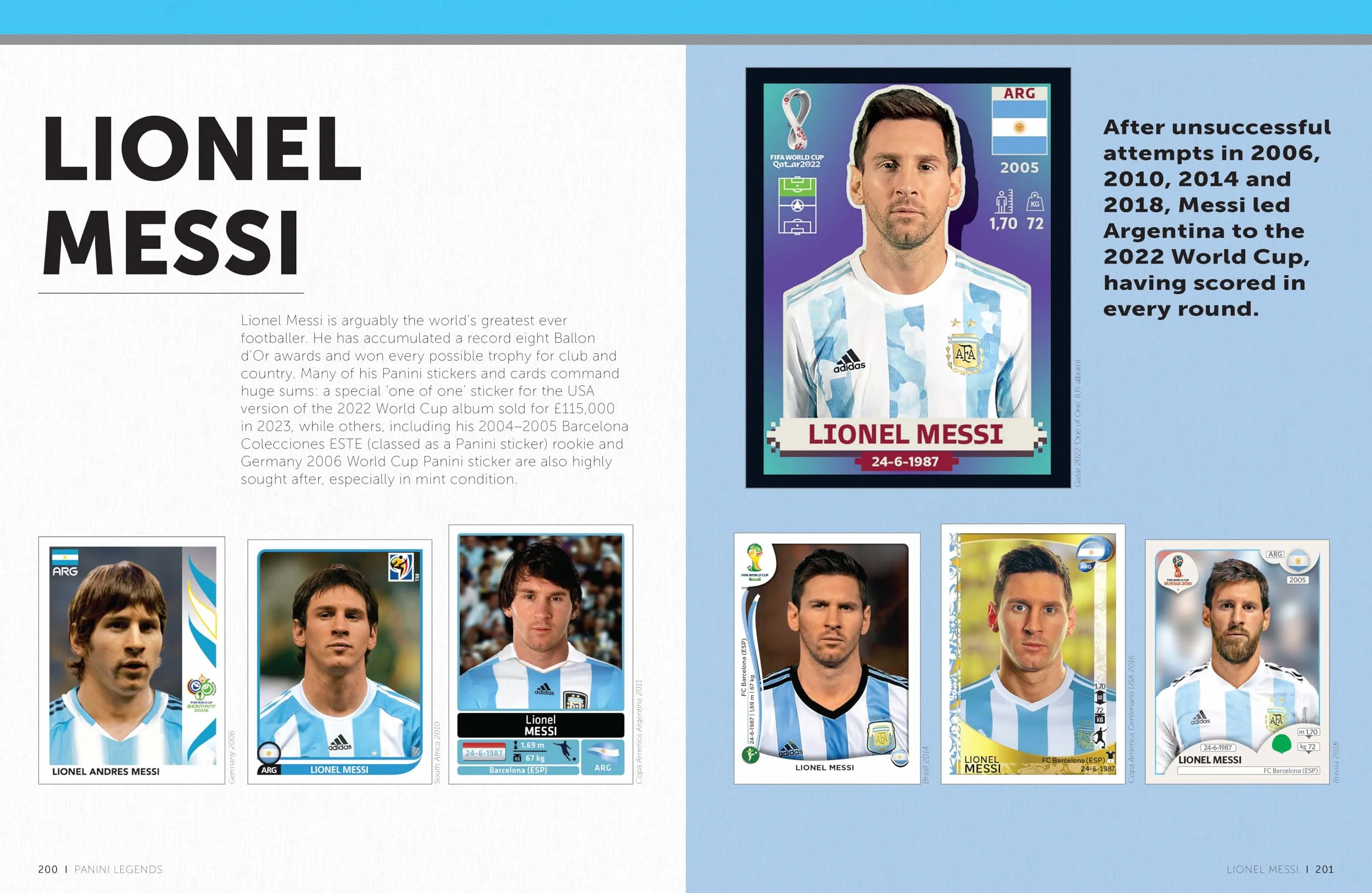 Panini Legends: A Celebration of the World's Greatest Football Stickers