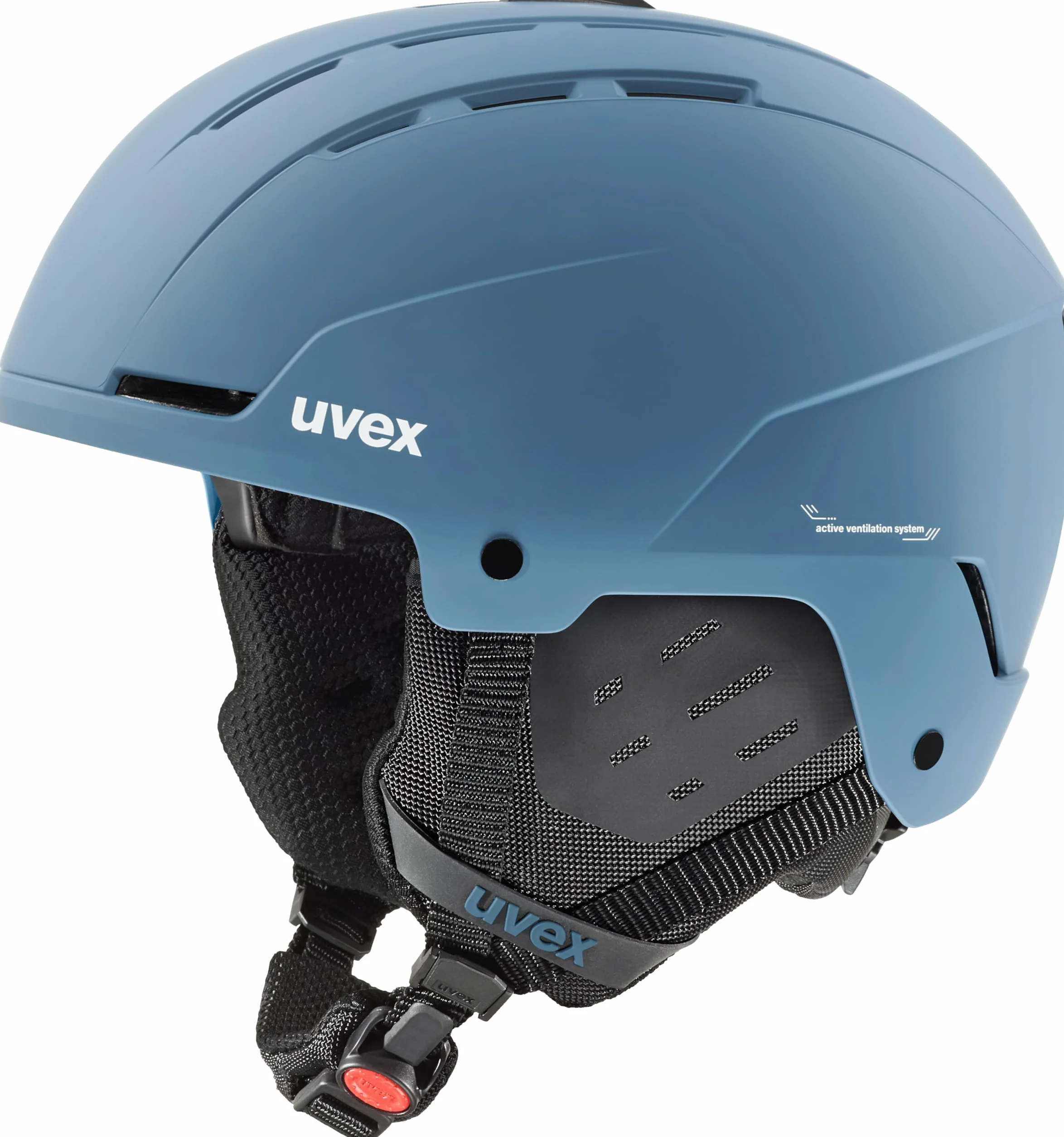 uvex stance, Kask narciarski unisex-dorosły, stone blue matt, 54-58 cm