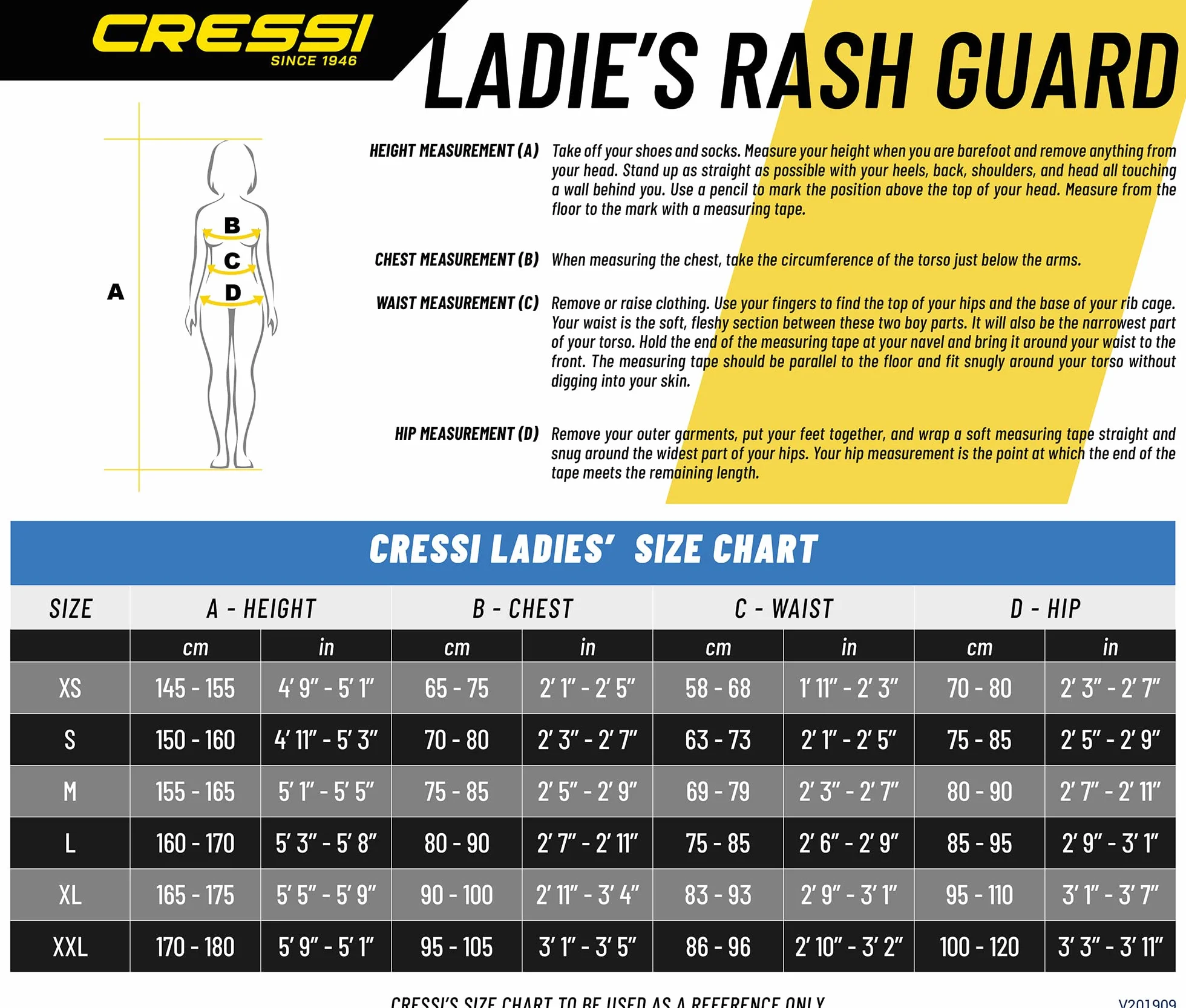 Cressi Damska koszulka z długim rękawem Rash Guard Lady z długimi rękawami, ochrona przed promieniowaniem UV (UPF)