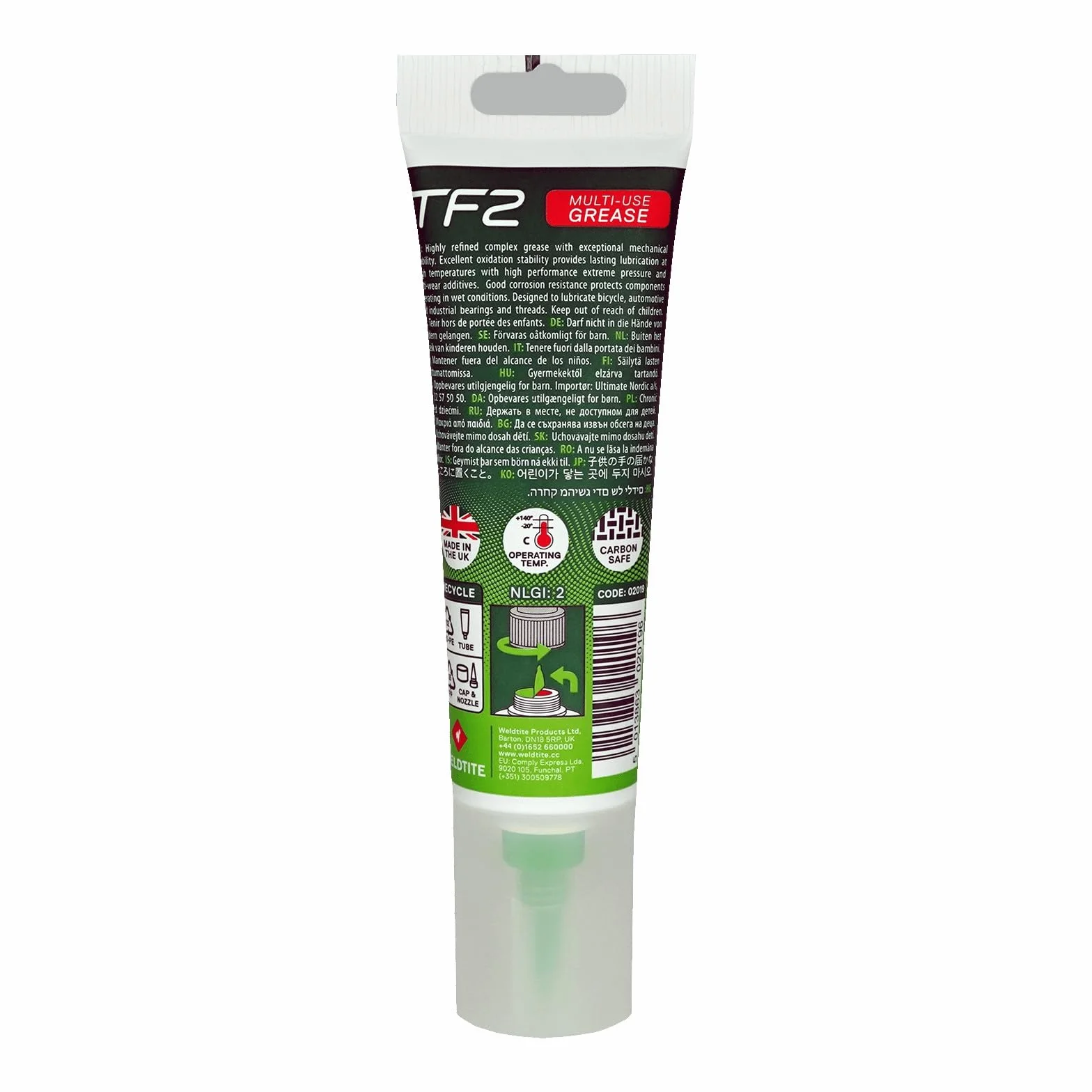 WELDTITE Uniwersalny smar rowerowy 125 ml czerwony