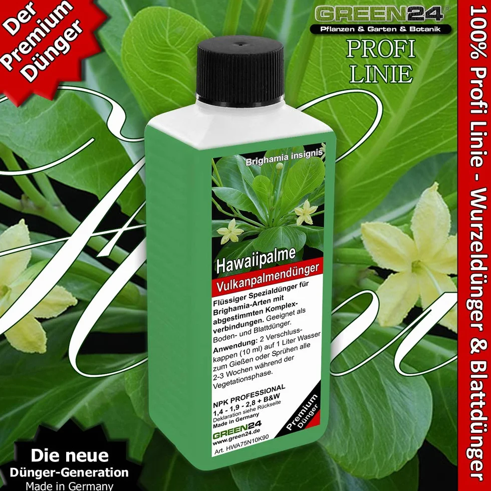 Nawóz do palm hawajskich HIGH-TECH Brighamia NPK nawóz do palm wulkanicznych w grządkach i donicach – nawóz Brighamia insignis