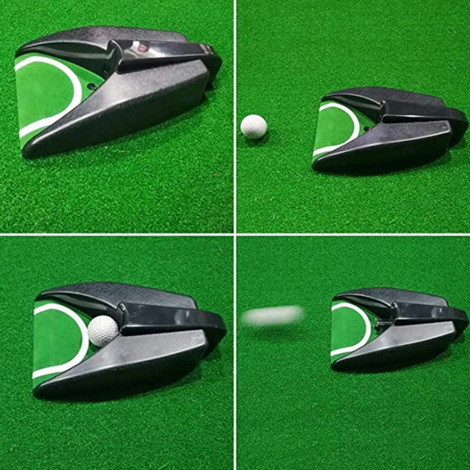Golf Putting Cup Putt Return Machine Golf Automatyczne Putting Cup Returner Putting Cup Return Machine Training Cup Golf Auto Return System do golfa wewnątrz na zewnątrz i na podwórku