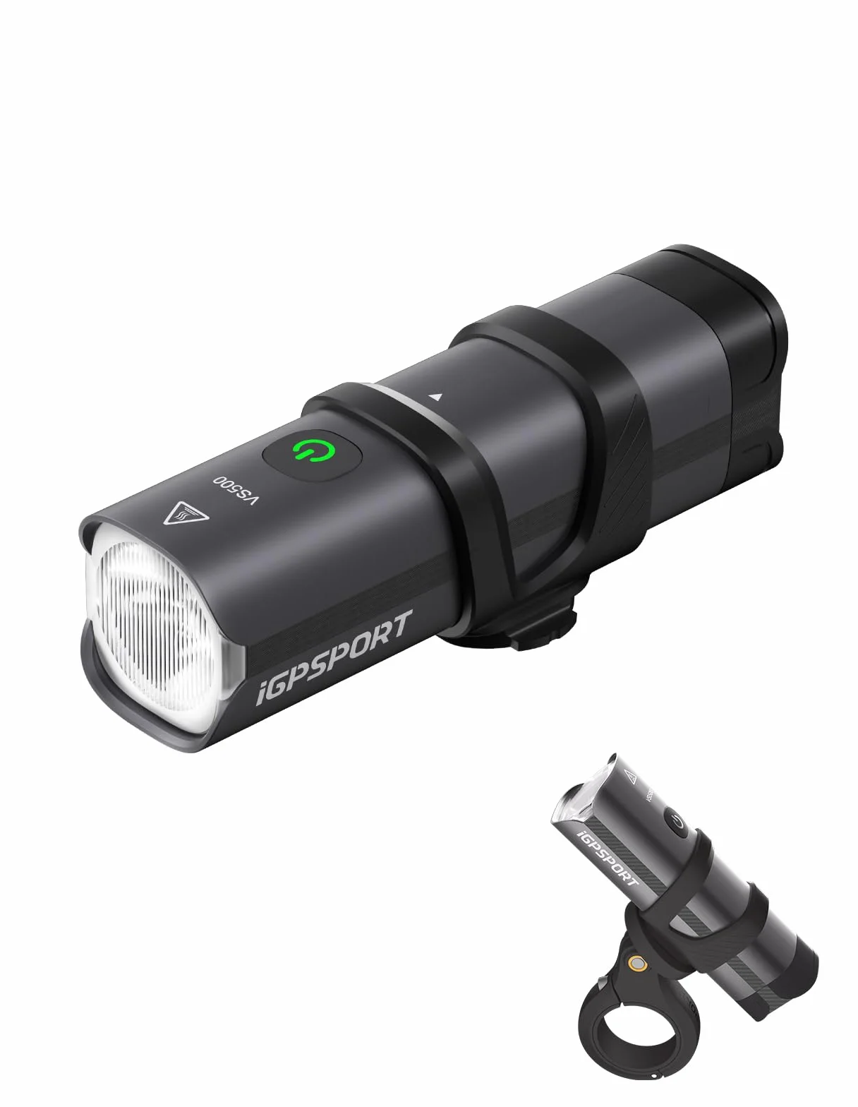 iGPSPORT VS500 Przednie Światła Rowerowe 500 Lumenów, Bateria 3000 mAh, USB-C