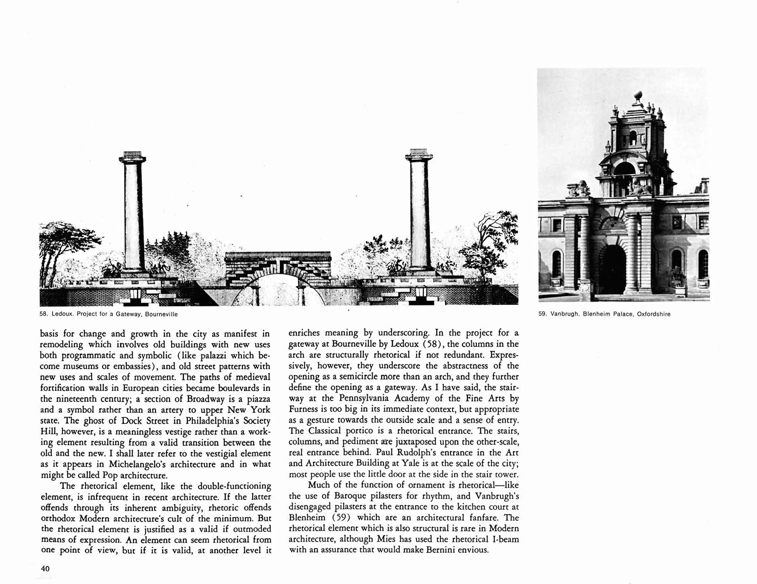 Robert Venturi Complexity and Contradiction in Architecture /anglais