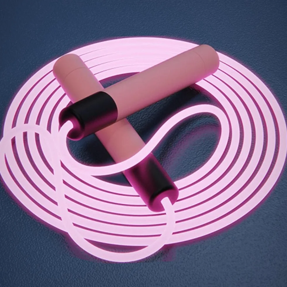 Świecąca skakanka LED Fitness dla dzieci i dorosłych