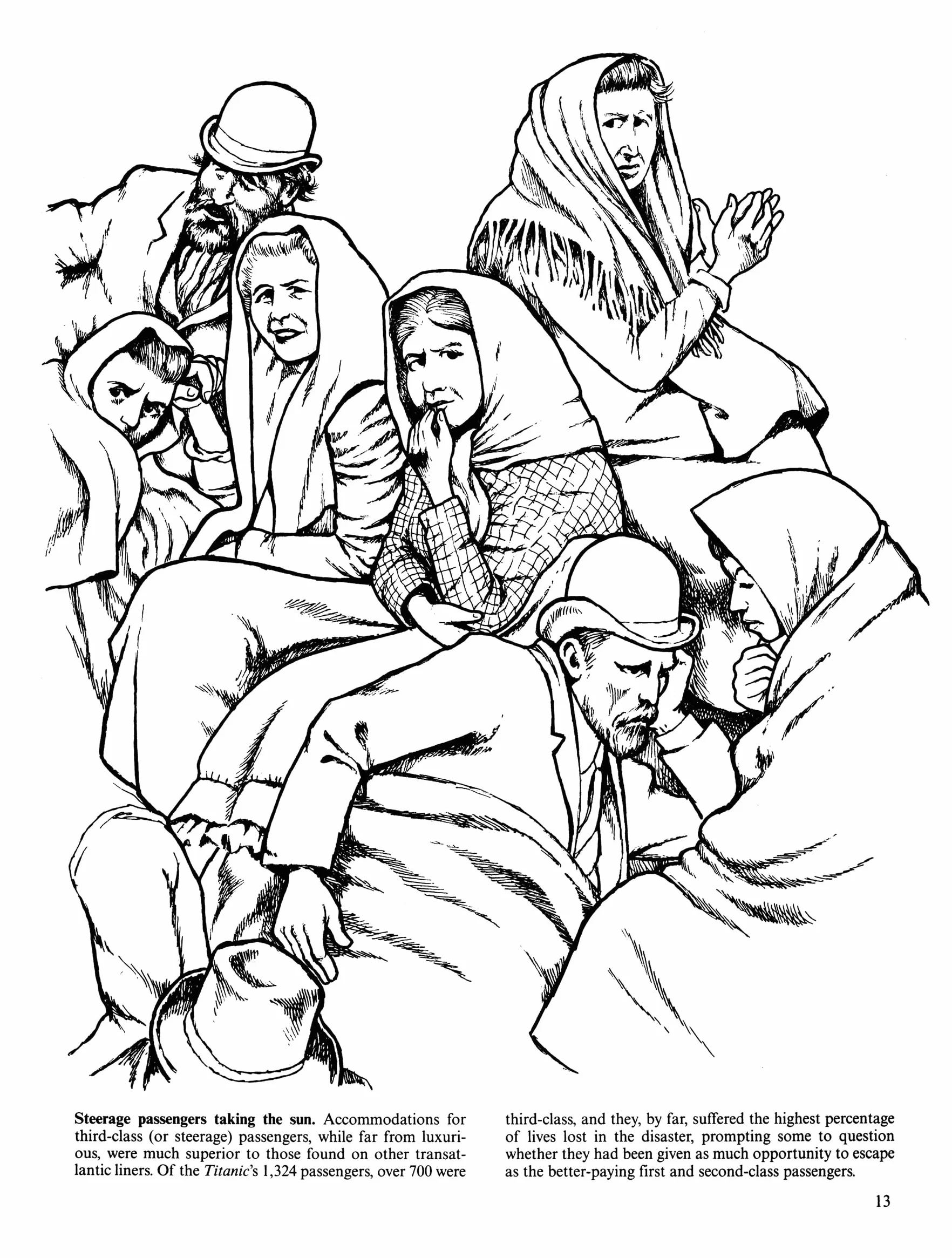 The Titanic Coloring Book