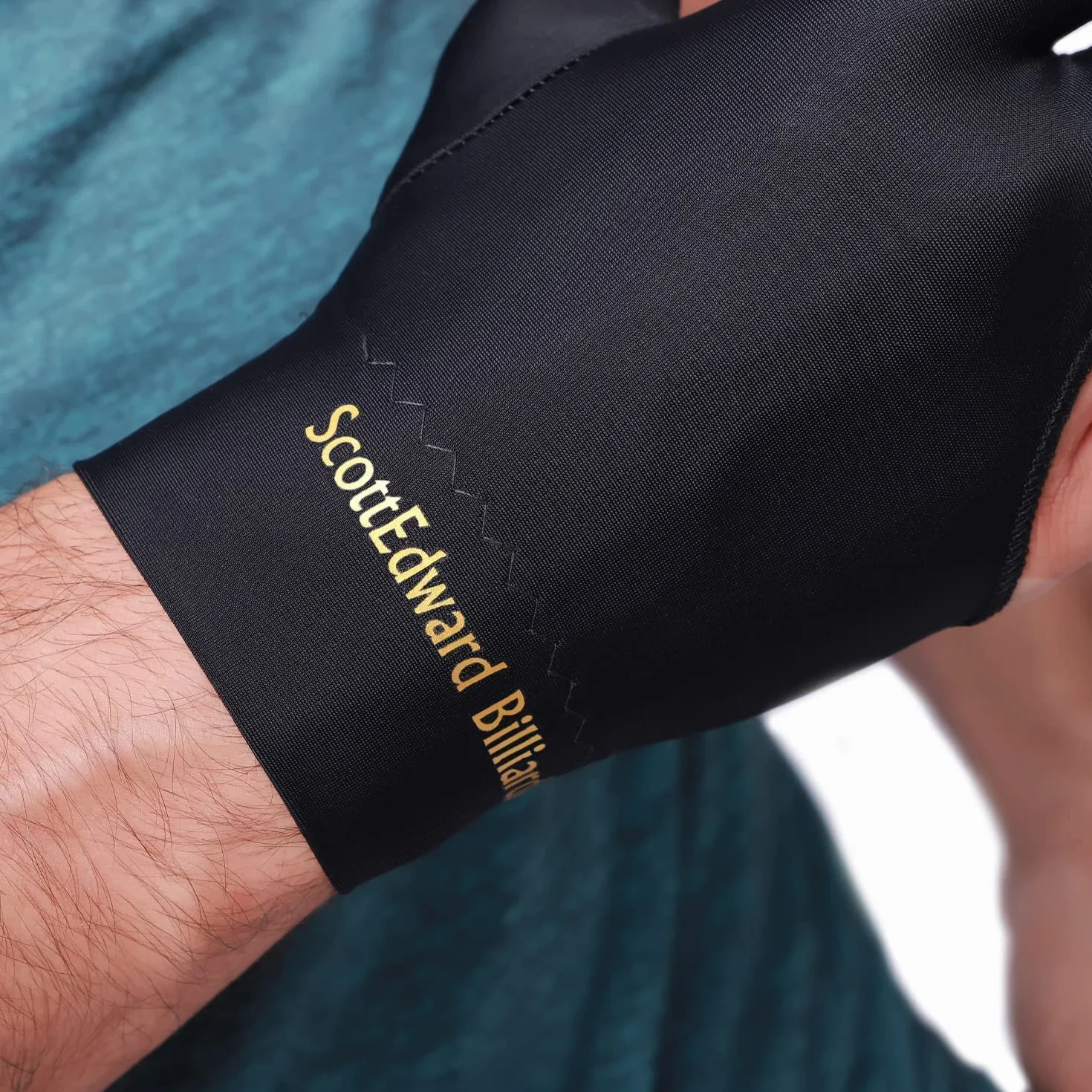 PolyMath Billiard Gloves 10 szt. / zestaw 3 palcowych rękawiczek do snookera, rękawice do basenu, spandex, lycra, na lewą lub prawą rękę, dla mężczyzn i kobiet