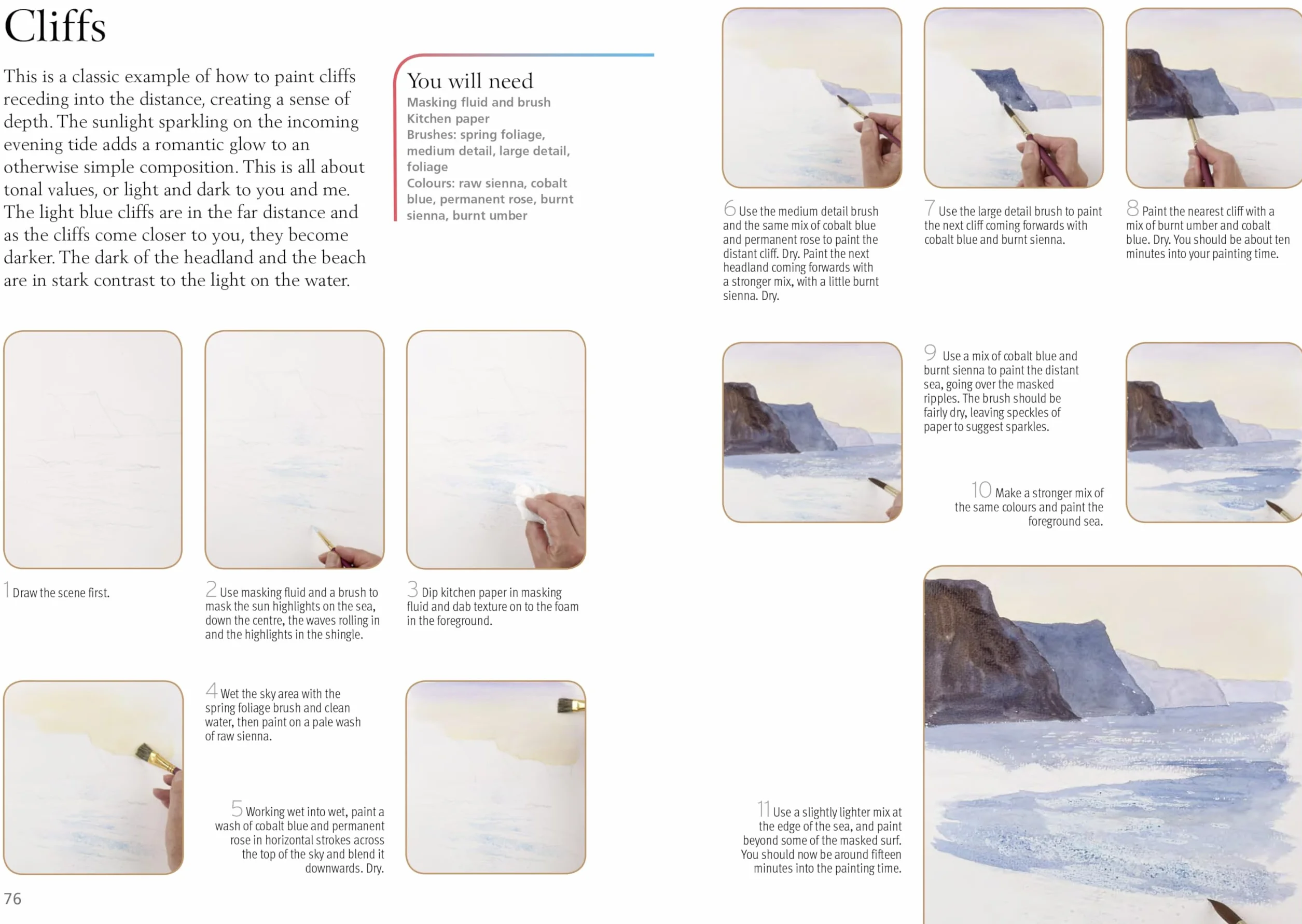 30 Minute Artist: Painting Water in Watercolour