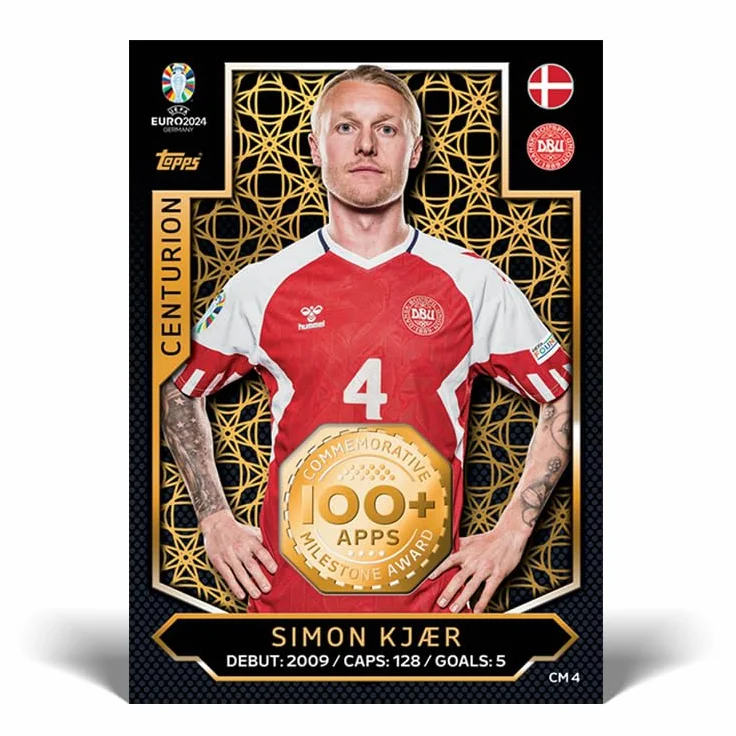 Topps Match Attax Euro 2024 Booster Tin Raw Talent 28 kart 3 ekskluzywne karty