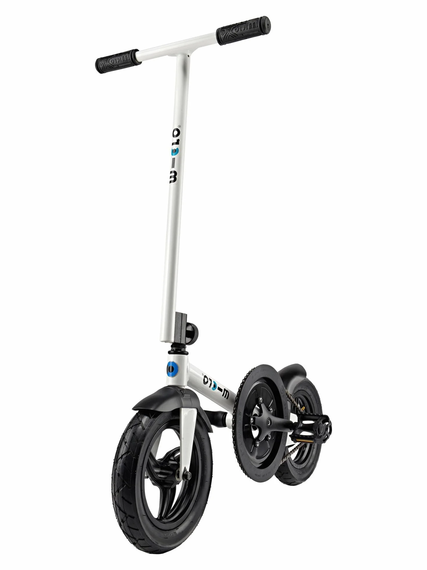 Składana hulajnoga hybrydowa Micro Pedal Flow lekka dla dorosłych