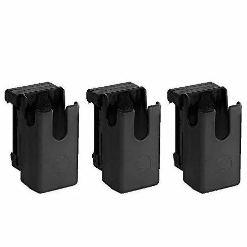 Ghost – 3 etui na pistolet z klipsem obrotowym o 360° (czarne)