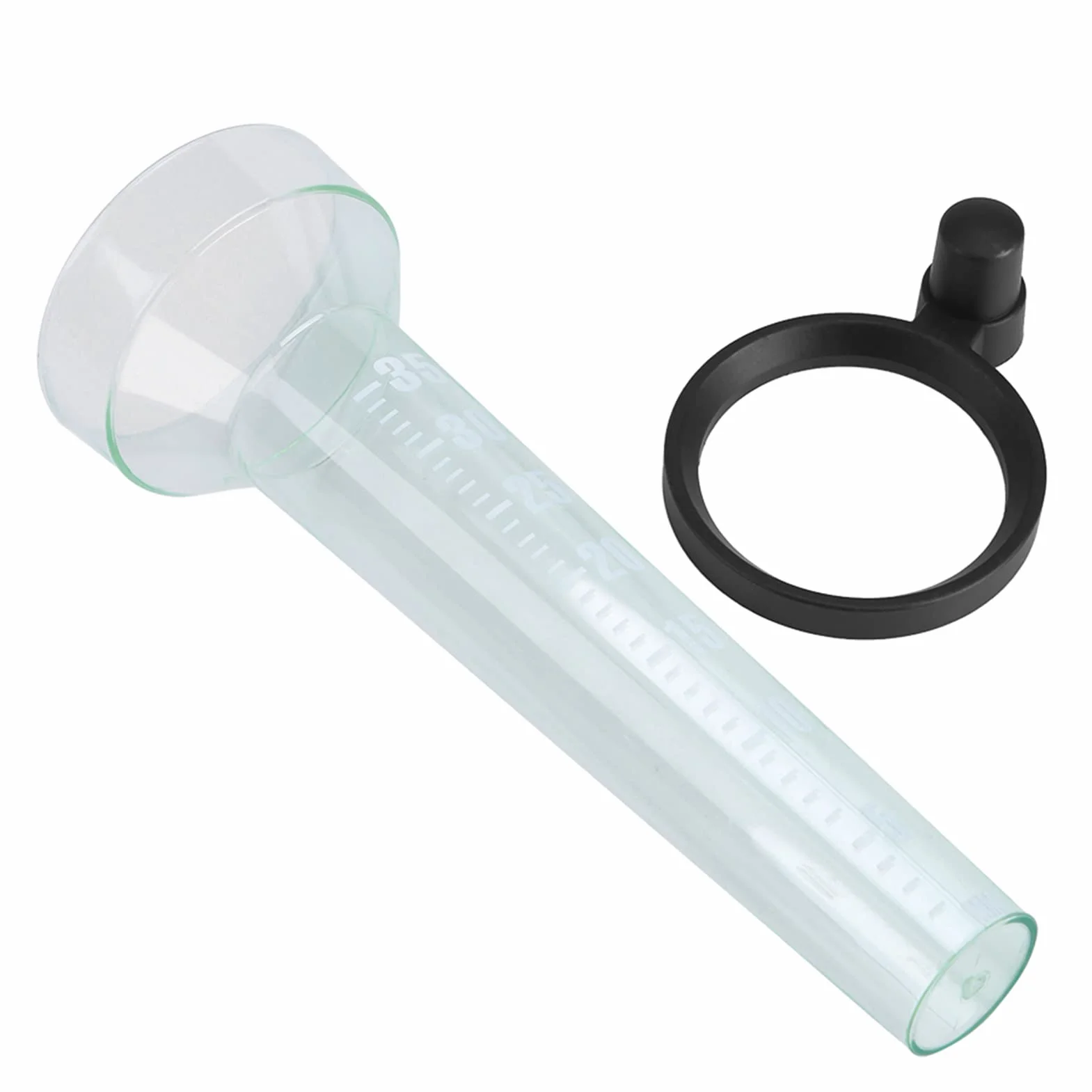Deszczomierz Plastikowa Ogrodowa Rura Zewnętrzna Pojedynczy Deszczomierz 35Mm 35Mm pojemność Rura Podwórkowa Rura do Ogrodowa Deszczomierze