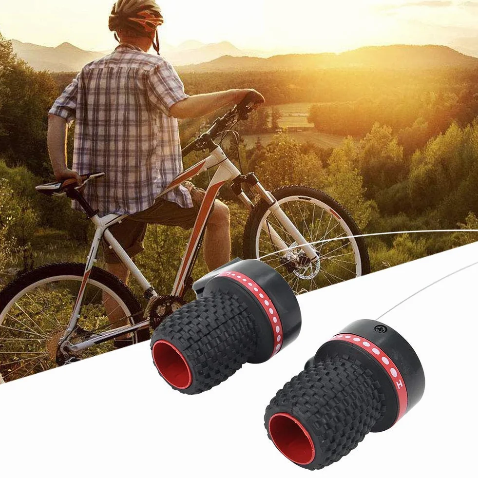 VGEBY Dźwignie Zmiany Biegów Rowerowych Hamulec Obrotowy do Roweru Górskiego 1 Para