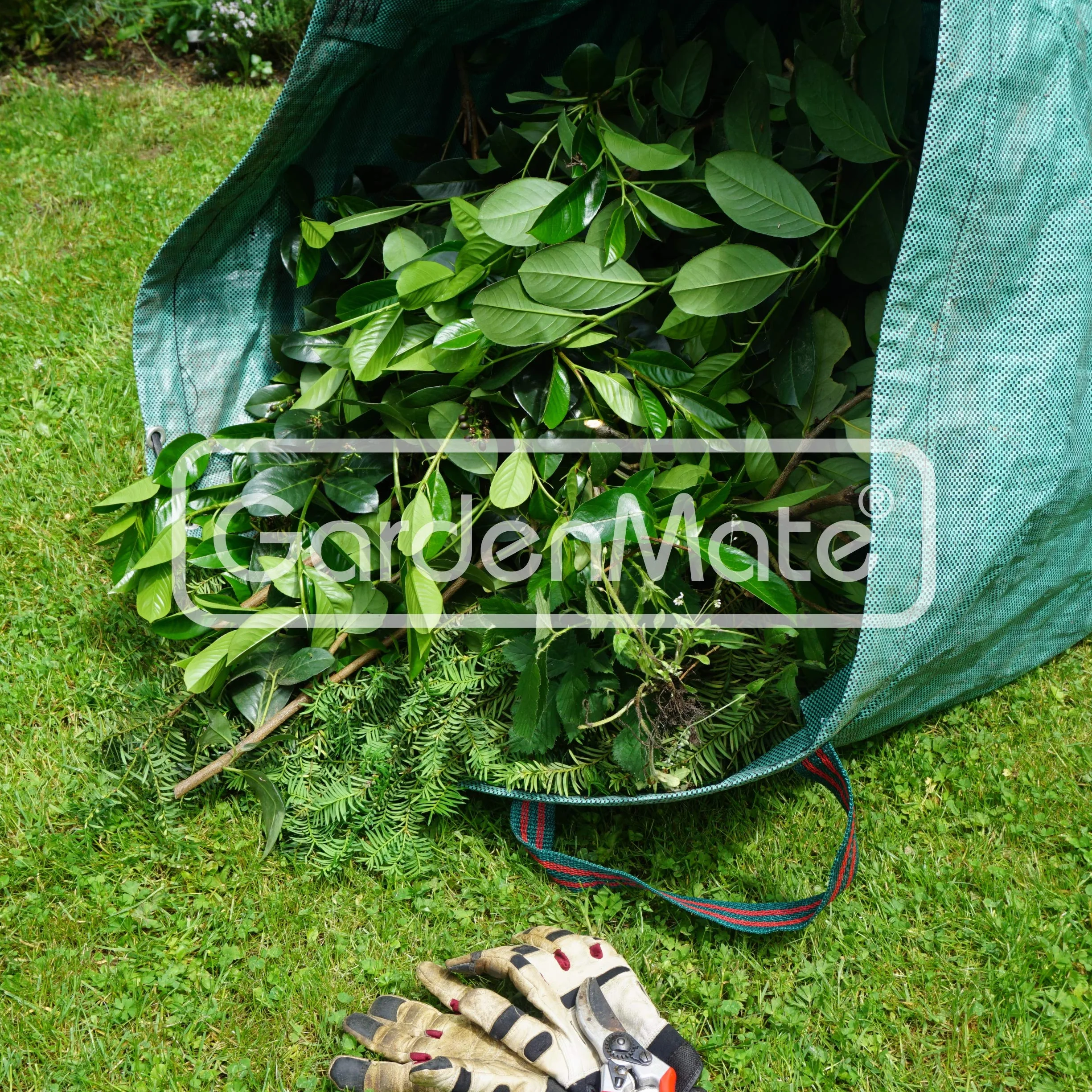 GardenMate – 2x 500L worek ogrodowy Professional z solidnej tkaniny polipropylenowej (PP)