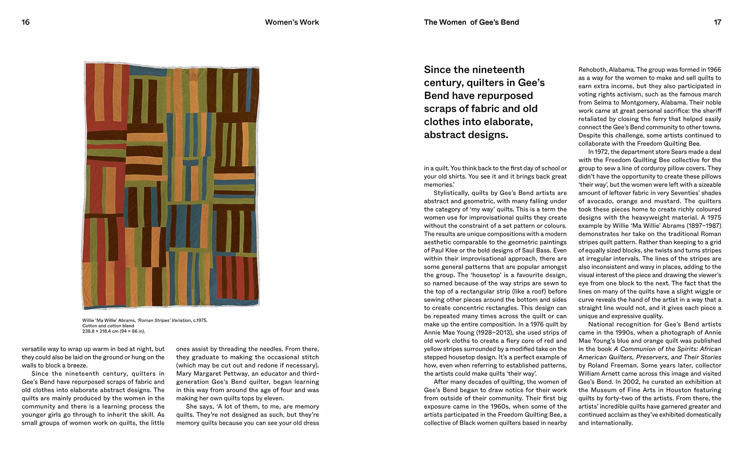Womens Work: From Feminine Art to Feminist Art
