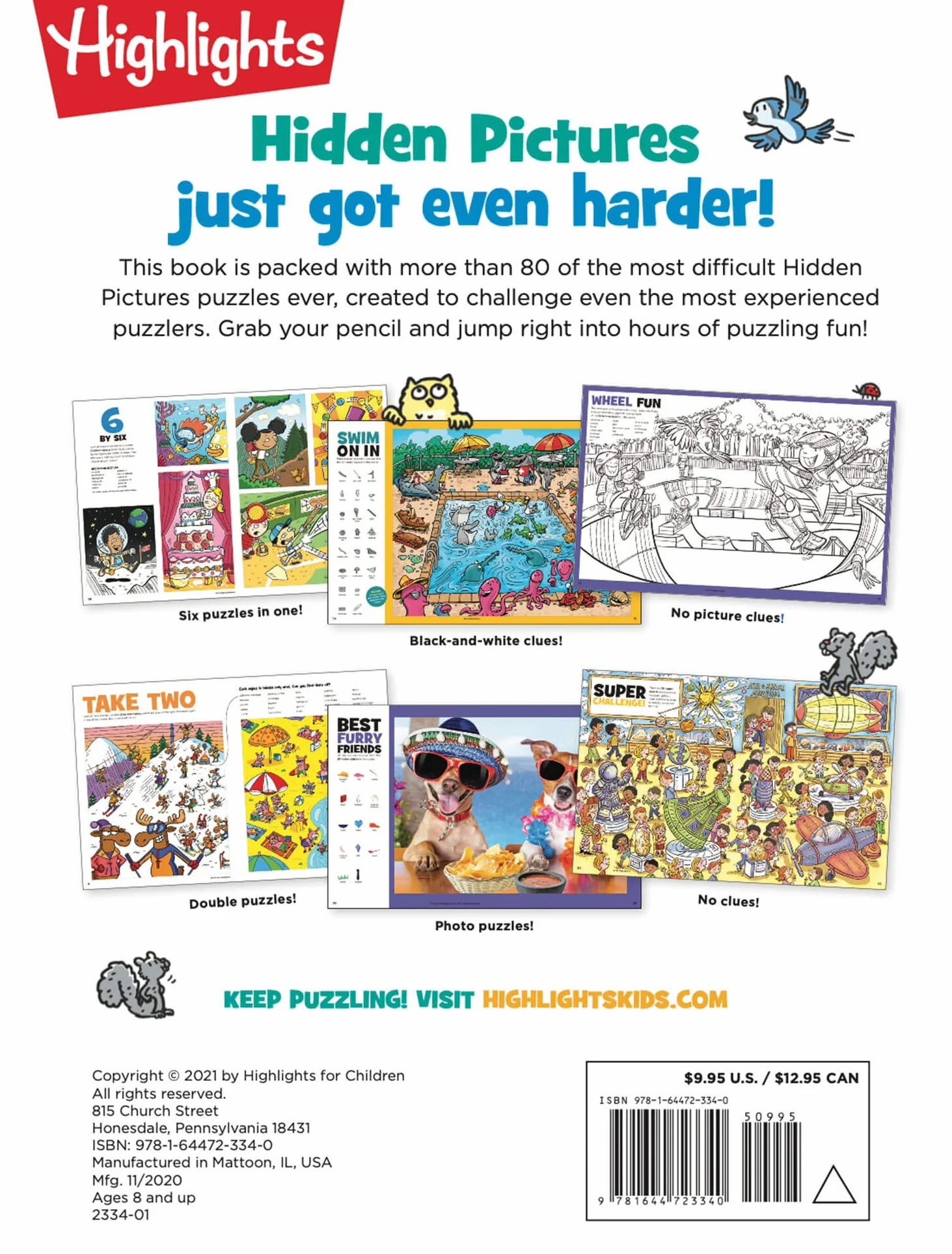 The Hardest Hidden Pictures Book Ever: 1500+ Tough Hidden Objects to Find, Extra Tricky Seek-and-Find Activity Book, Kids Puzzle Book for Super Solvers