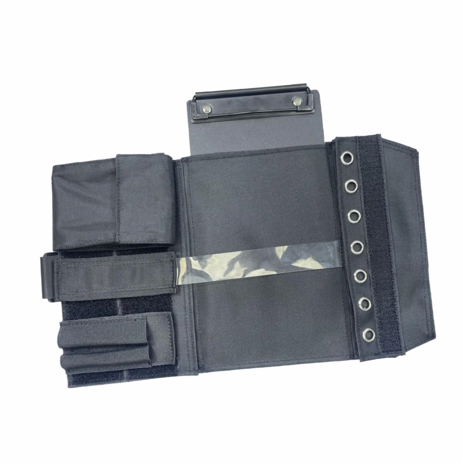 Kneeboard lotniczy aluminiowa tablica do pisania z elastycznym paskiem 14,5 x 22,1 cm