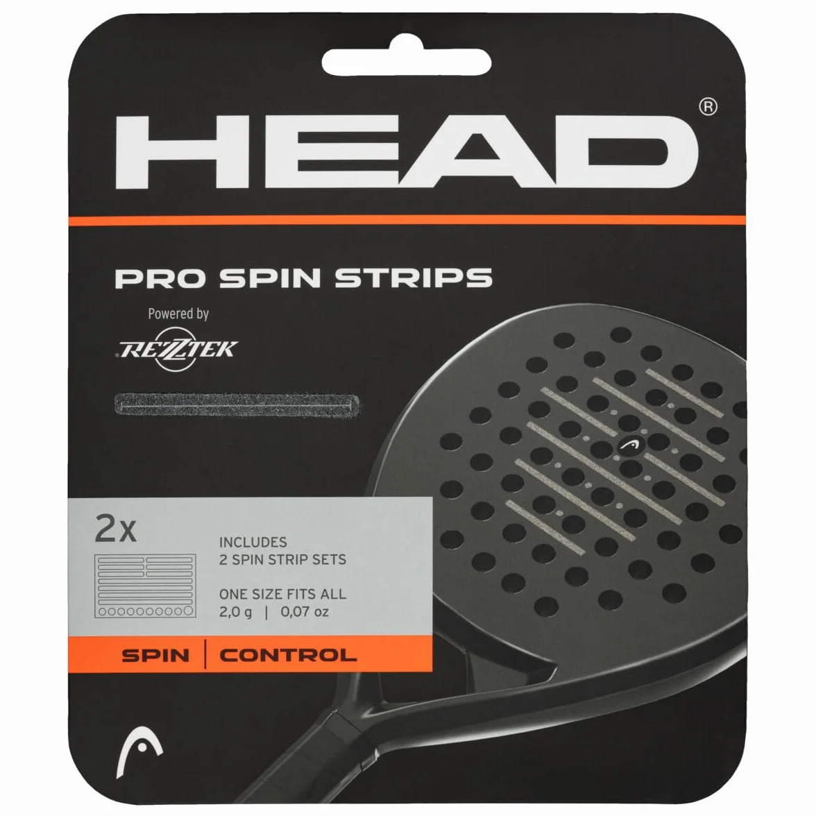 HEAD Padel Pro Spin Strips przezroczyste One Size