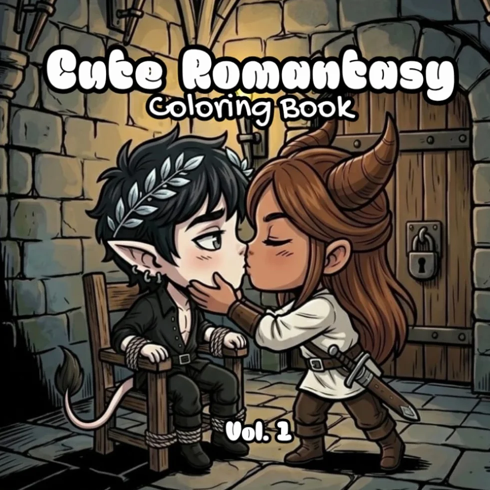 Cute Romantasy: Coloring Book - Volume 1