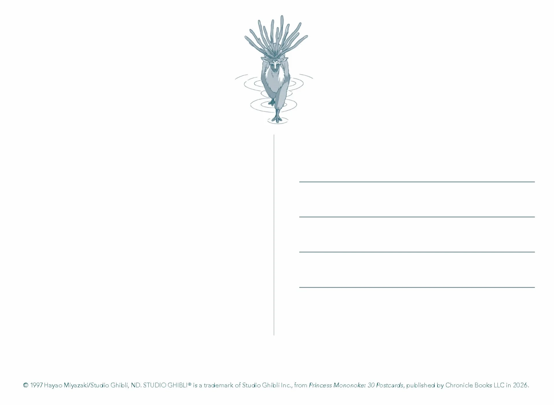 Studio Ghibli Princess Mononoke: 30 Postcards